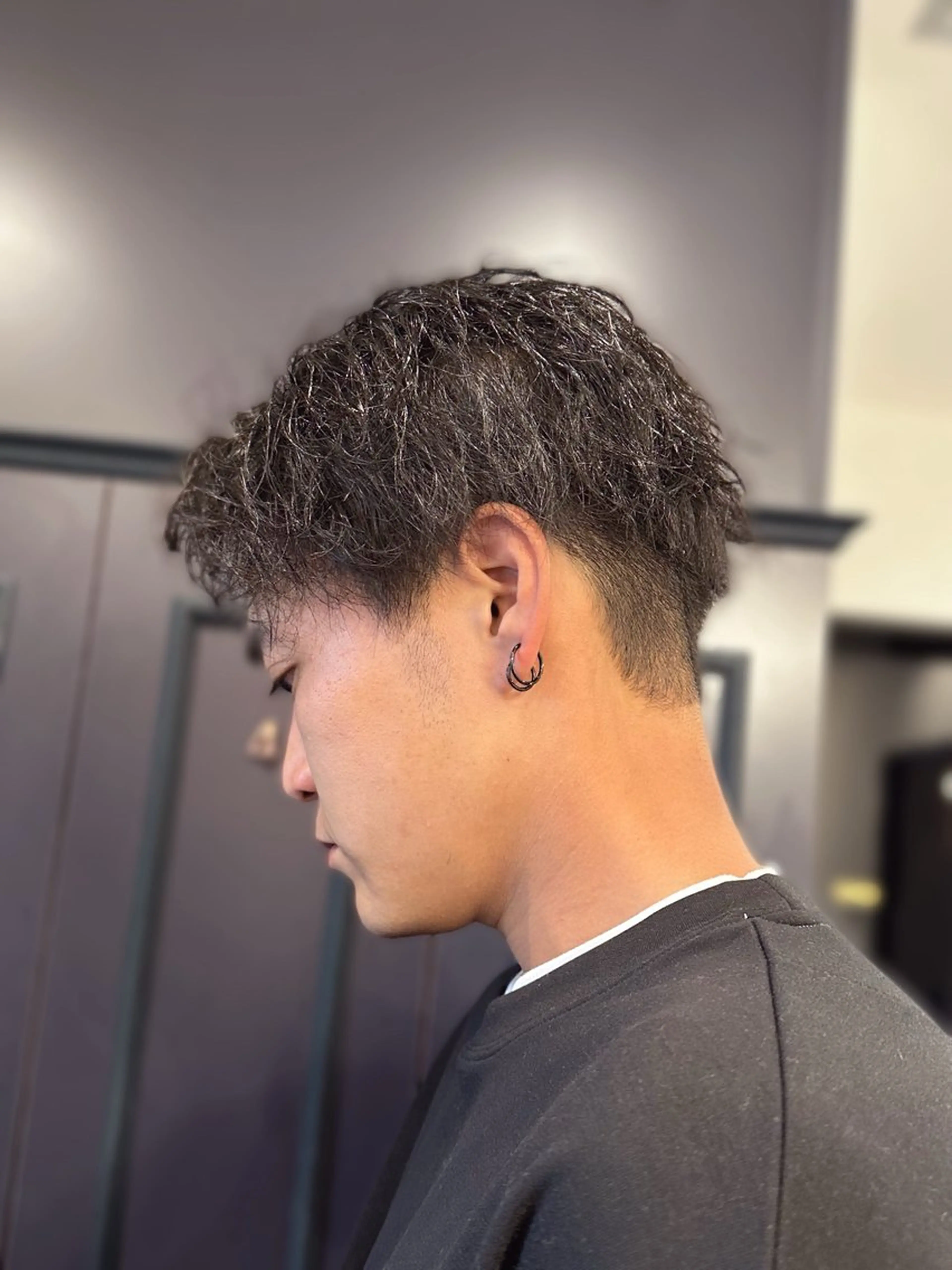 パーマ メンズ メンズパーマ ツイストスパイラルパーマ スパイラルパーマ hair Dr. VEGA所属・池田 玖留美のヘアスタイル