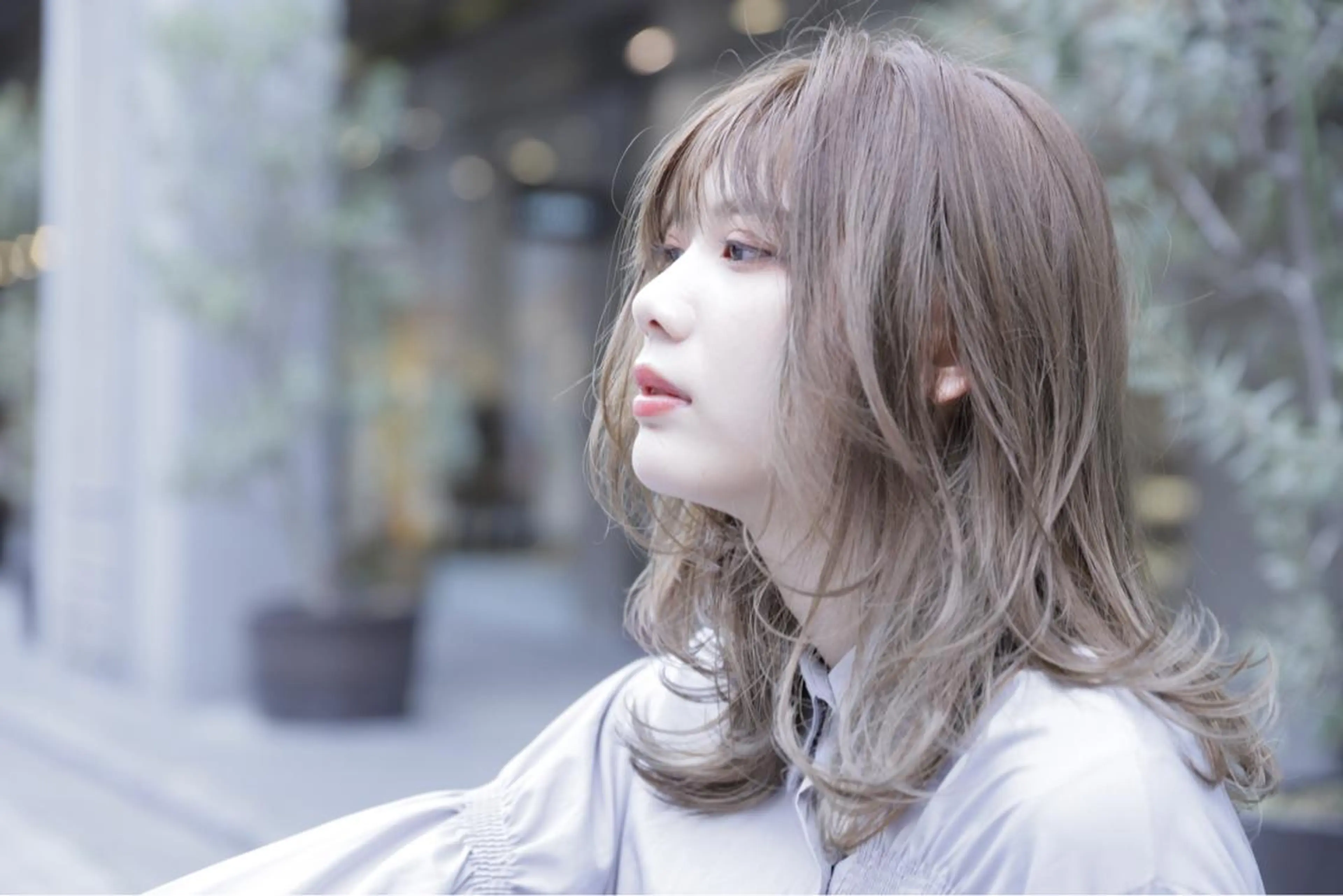 ミディアム 神野 雅樹のヘアスタイル