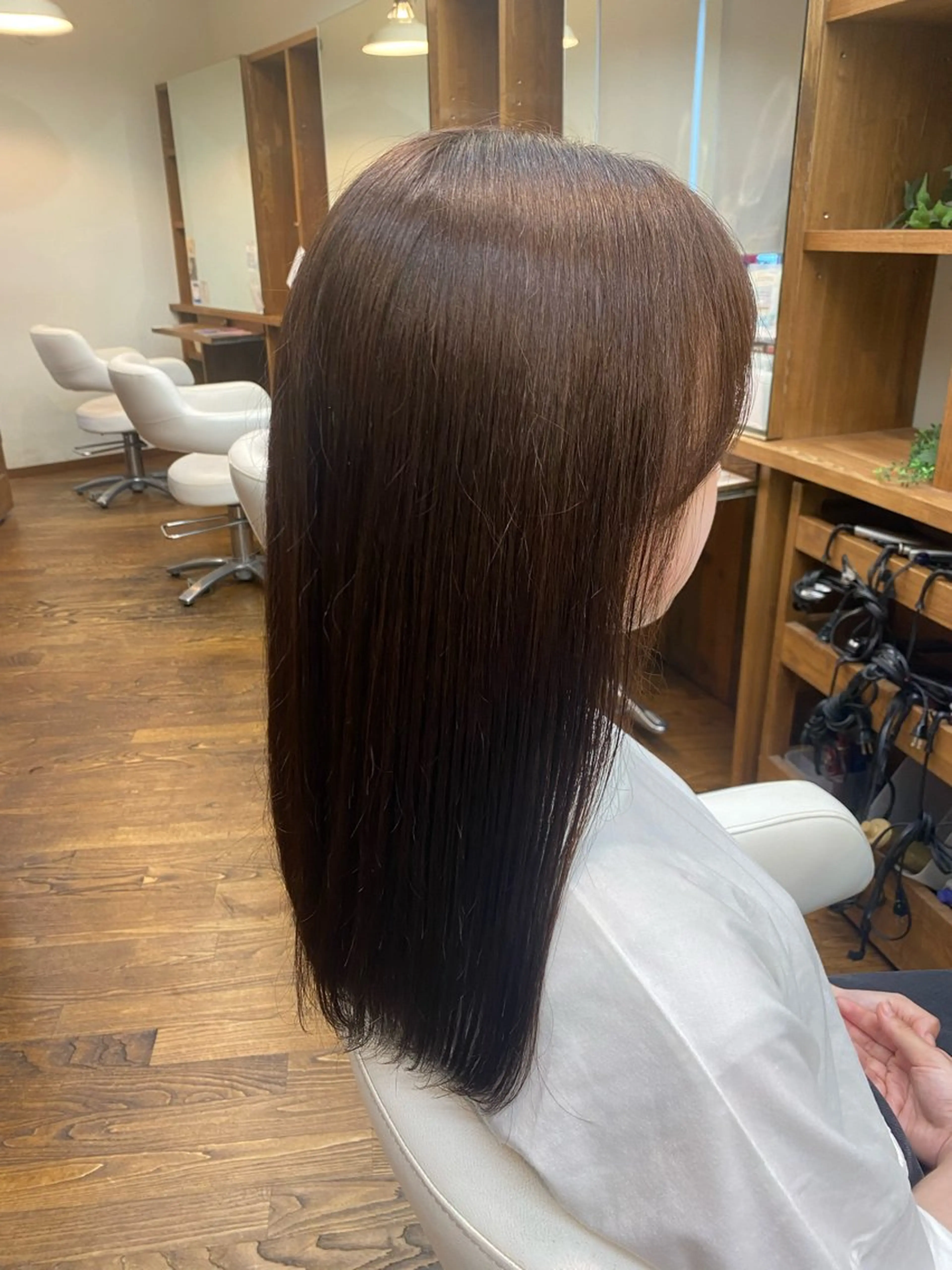 ロング カラー ブラウンカラー 透明感カラー I's hair NUBOU所属・小守林 蘭のヘアスタイル