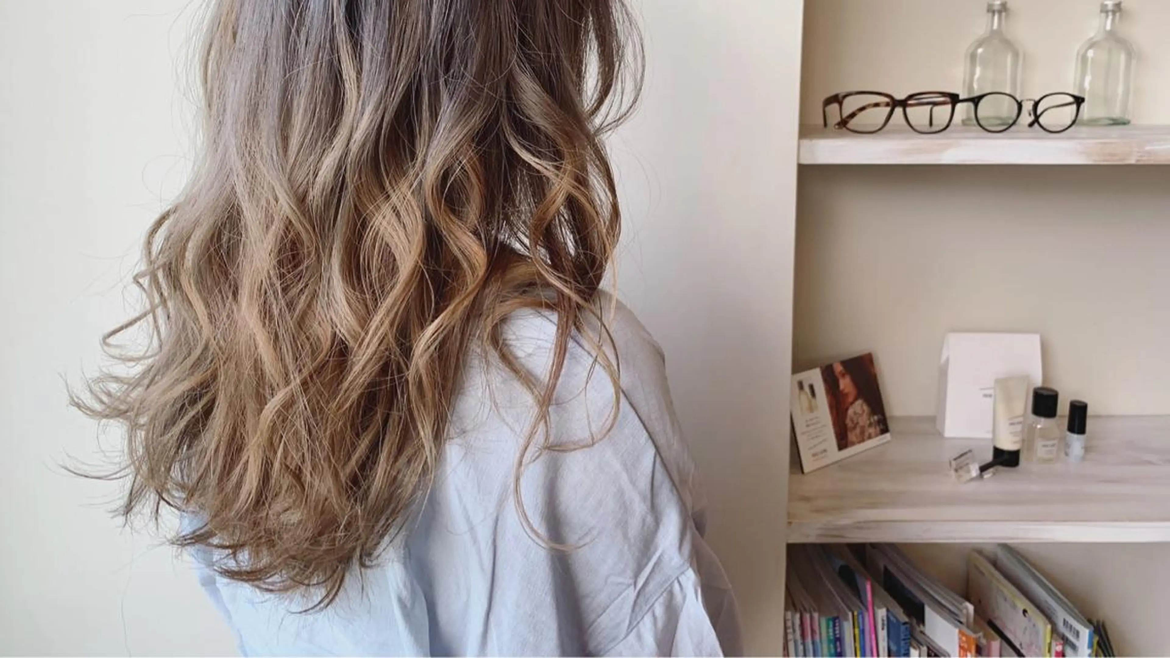 ロング カラー ブリーチ ヘアカラー ボブウルフ／ボブ Satsuki【名駅のヘアスタイル