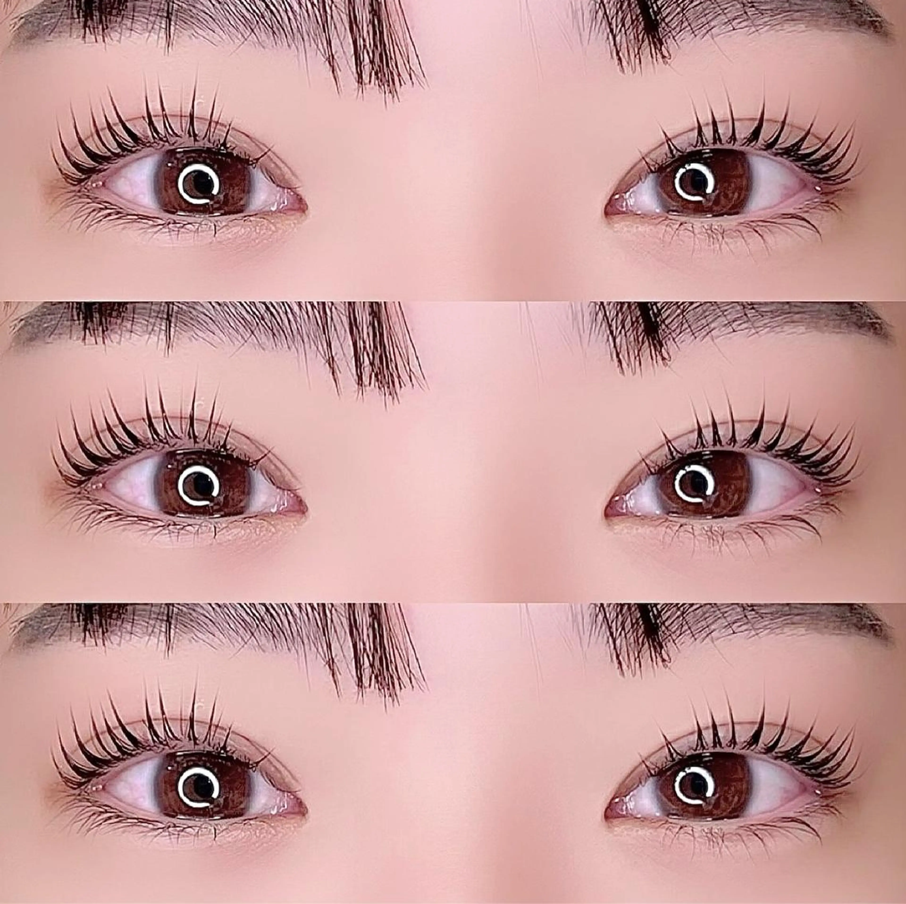 マツエク・マツパ 韓国風マツエク パリジェンヌラッシュリフト まつげパーマ 一重×まつ毛パーマ Be. eyelash＆eyebrow 岡山店所属・🦋be. みうち🦋のマツエク・マツパデザイン