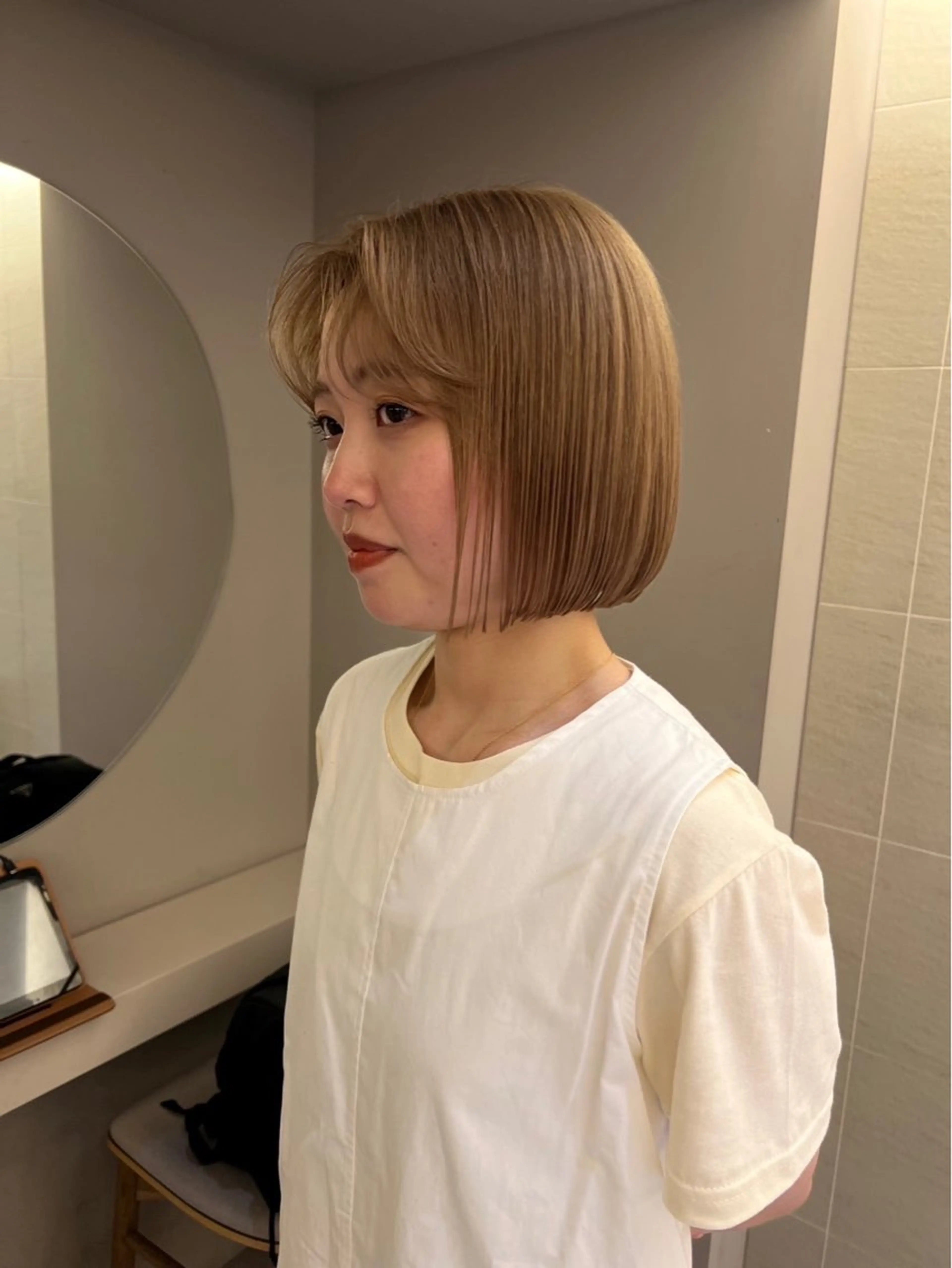 ショート カラー ボブ Bond所属・HARUKA /ボブカットのヘアスタイル