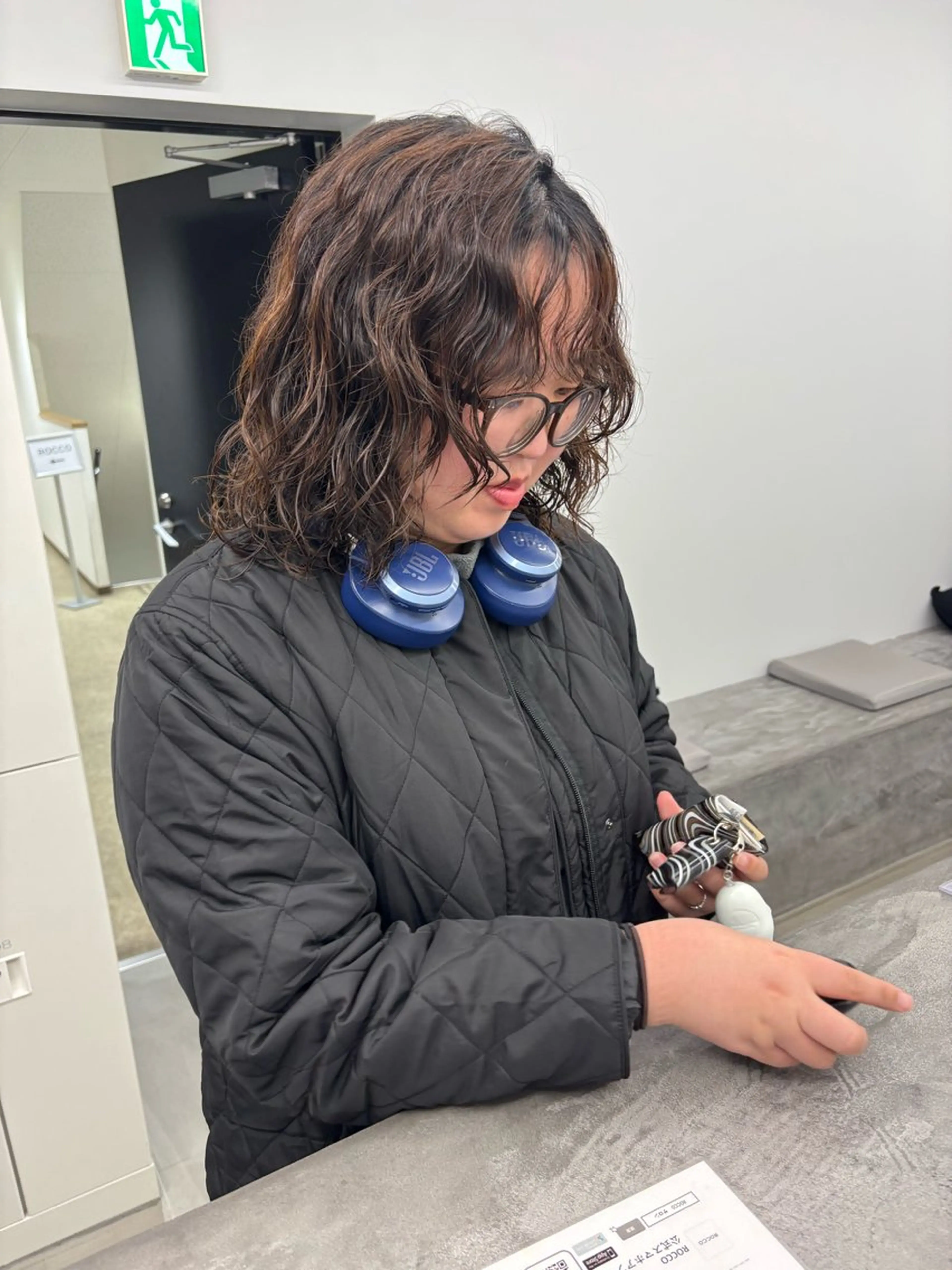 セミロング カット パーマ ROCCO3rd / りんなのヘアスタイル