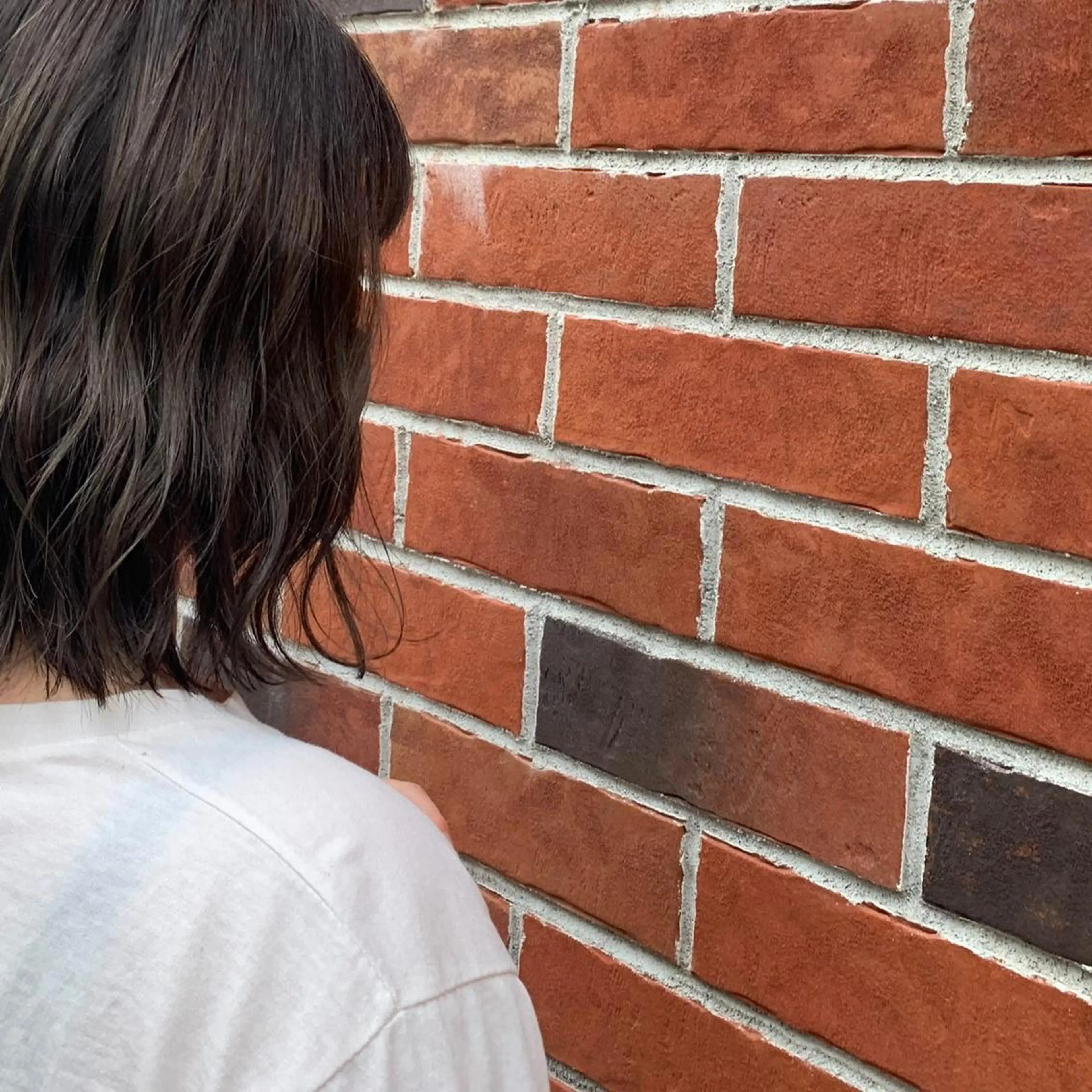 ミディアム カラー ヘアアレンジ アッシュ ミストバング ベージュカラー 黒髪 ブリーチ maoブリーチ無し 似合わせカラーのヘアスタイル