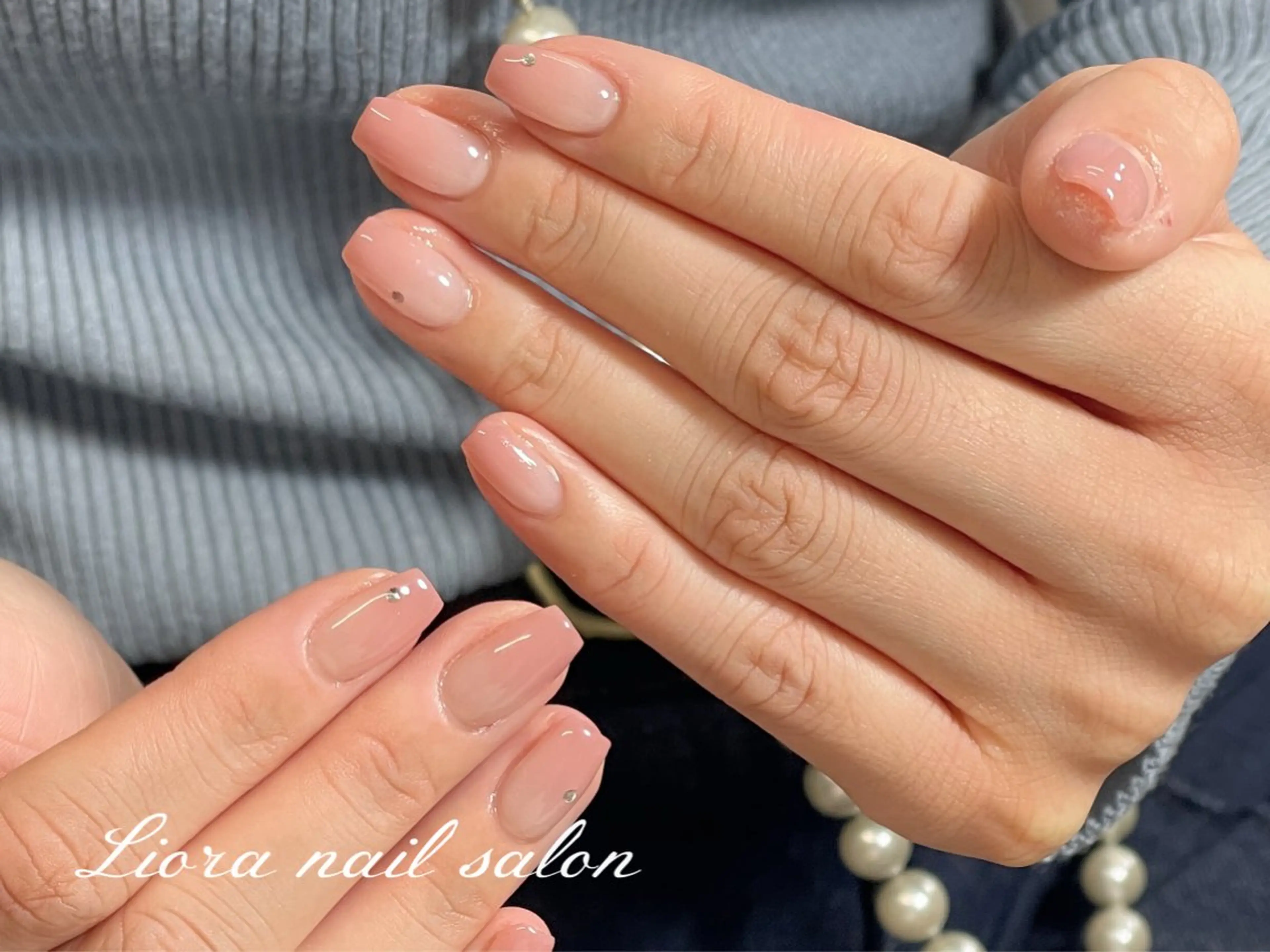 ネイル チークネイル フットネイル フレンチネイル ジェルネイル ガーリー ハンドネイル Liora nail スカルプ専門店のネイルデザイン