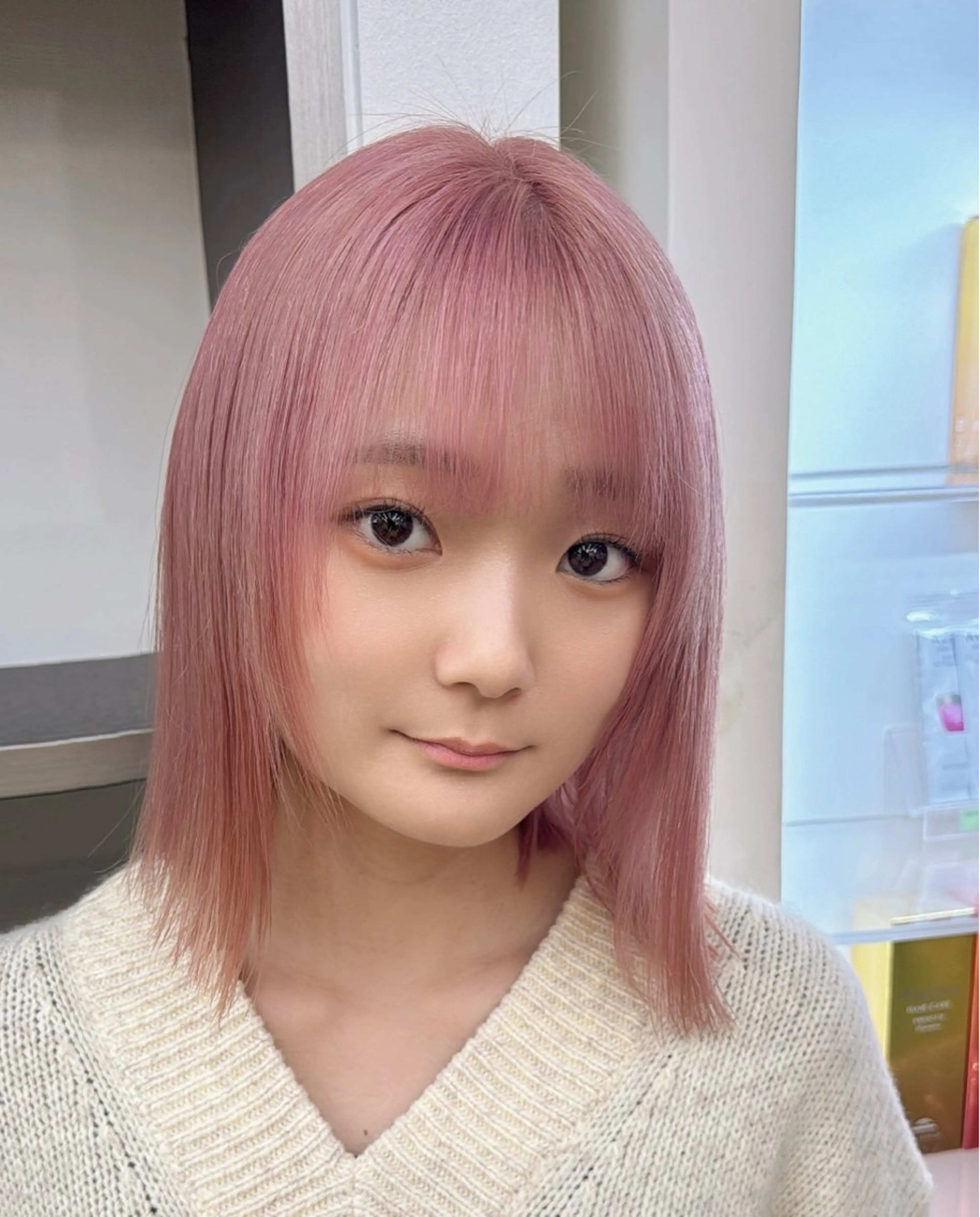 ショート カラー カット ヘアカラー トリートメント ザクザクレイヤー 🍀/ブリーチ/小田のヘアスタイル