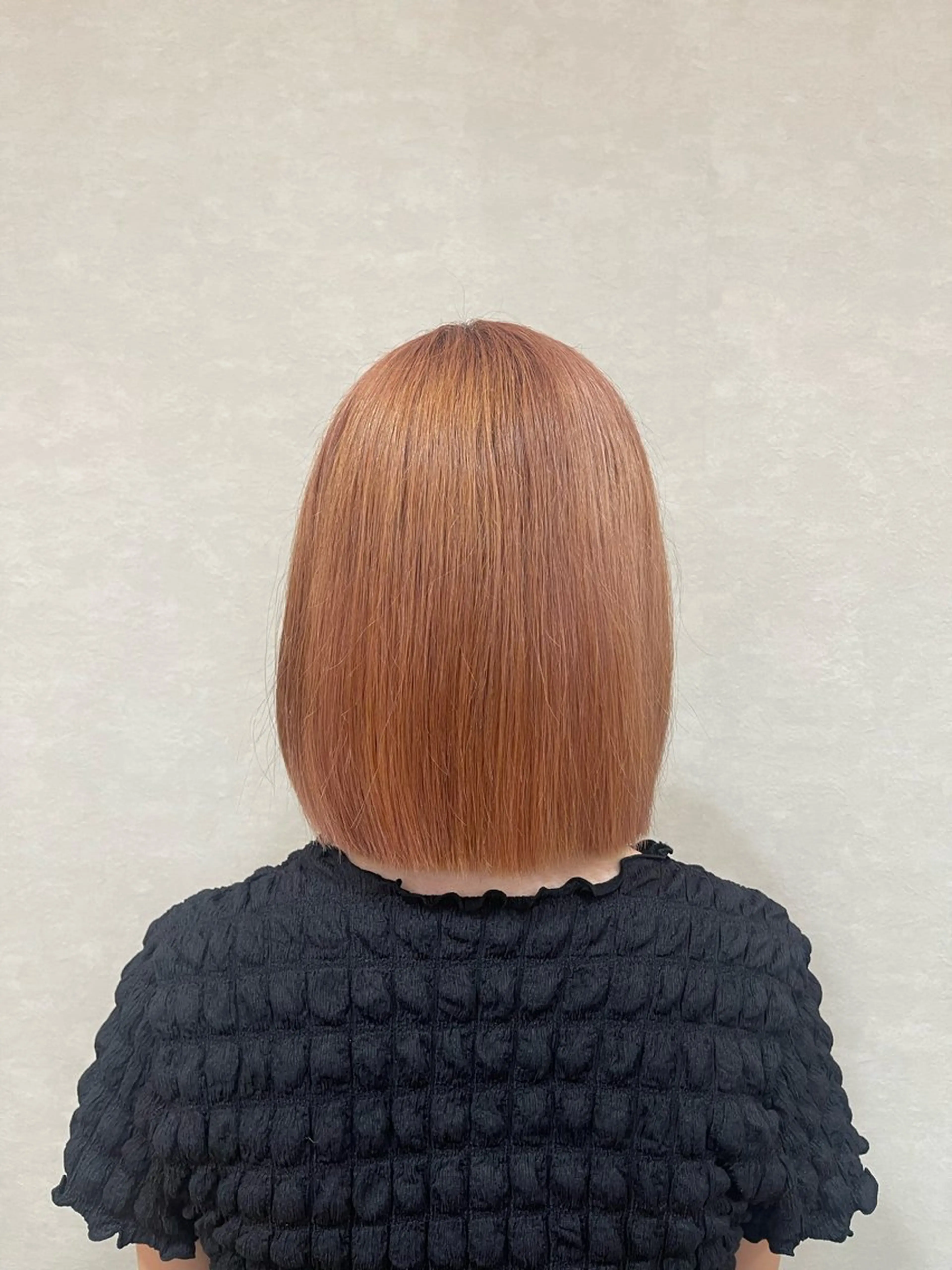 ミディアム 切りっぱなしボブ ボブ 山口 美咲のヘアスタイル