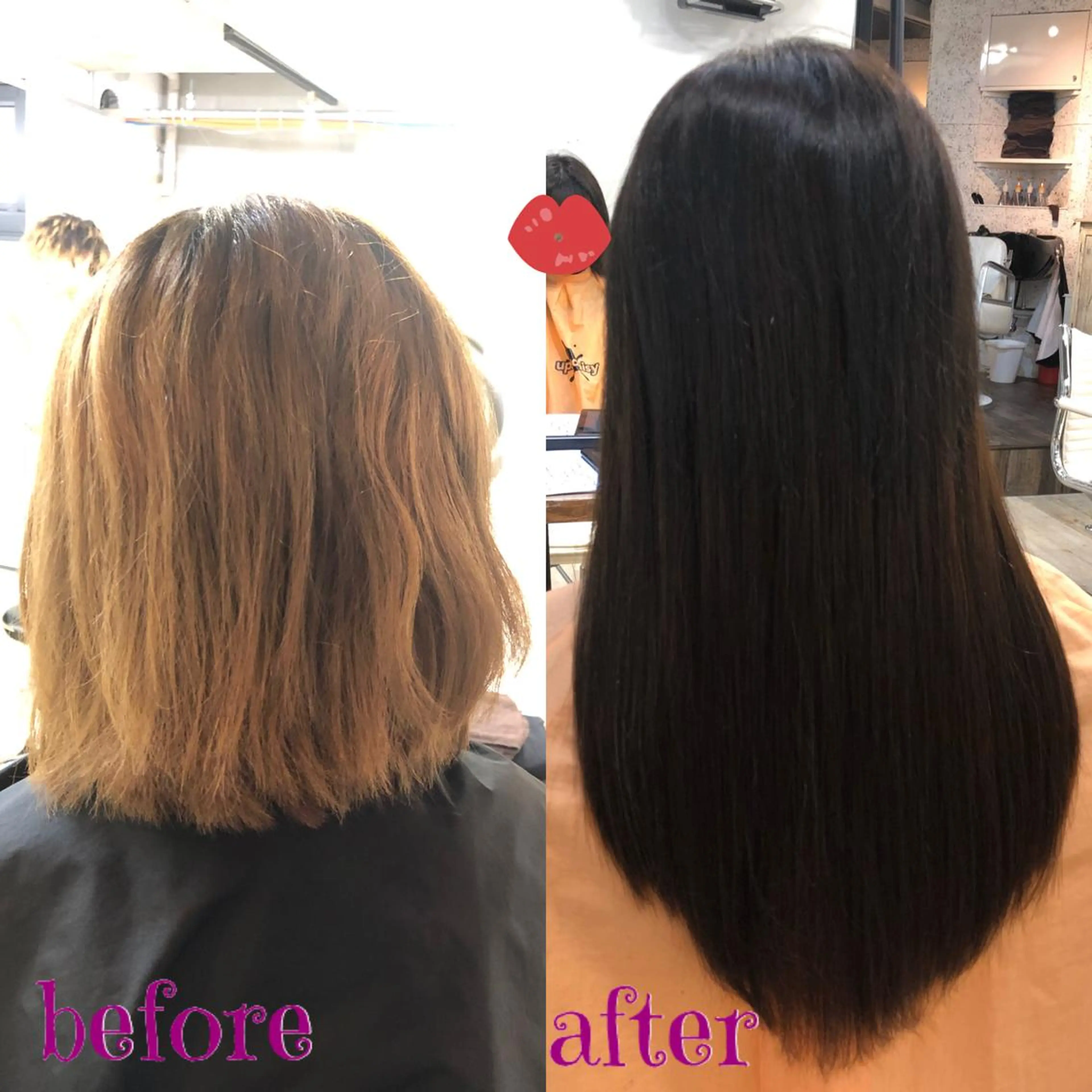 ロング カラー パーマ ヘアアレンジ シールエクステ エクステ カット ヘアカラー トリートメント エクステ ヘアセット 八巻 晴香のヘアスタイル