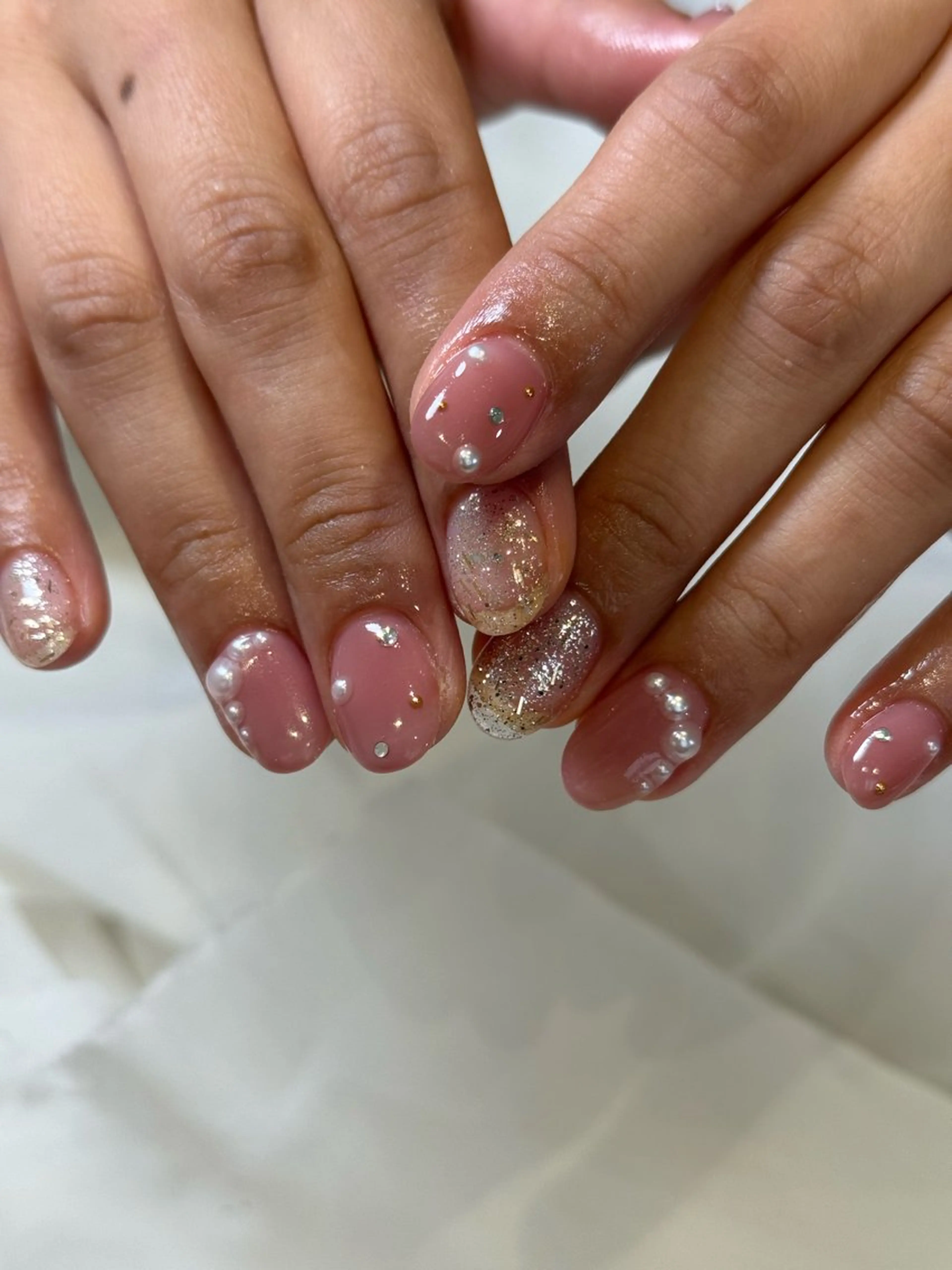 ネイル ニュアンスネイル Nail Salon Luanaのネイルデザイン