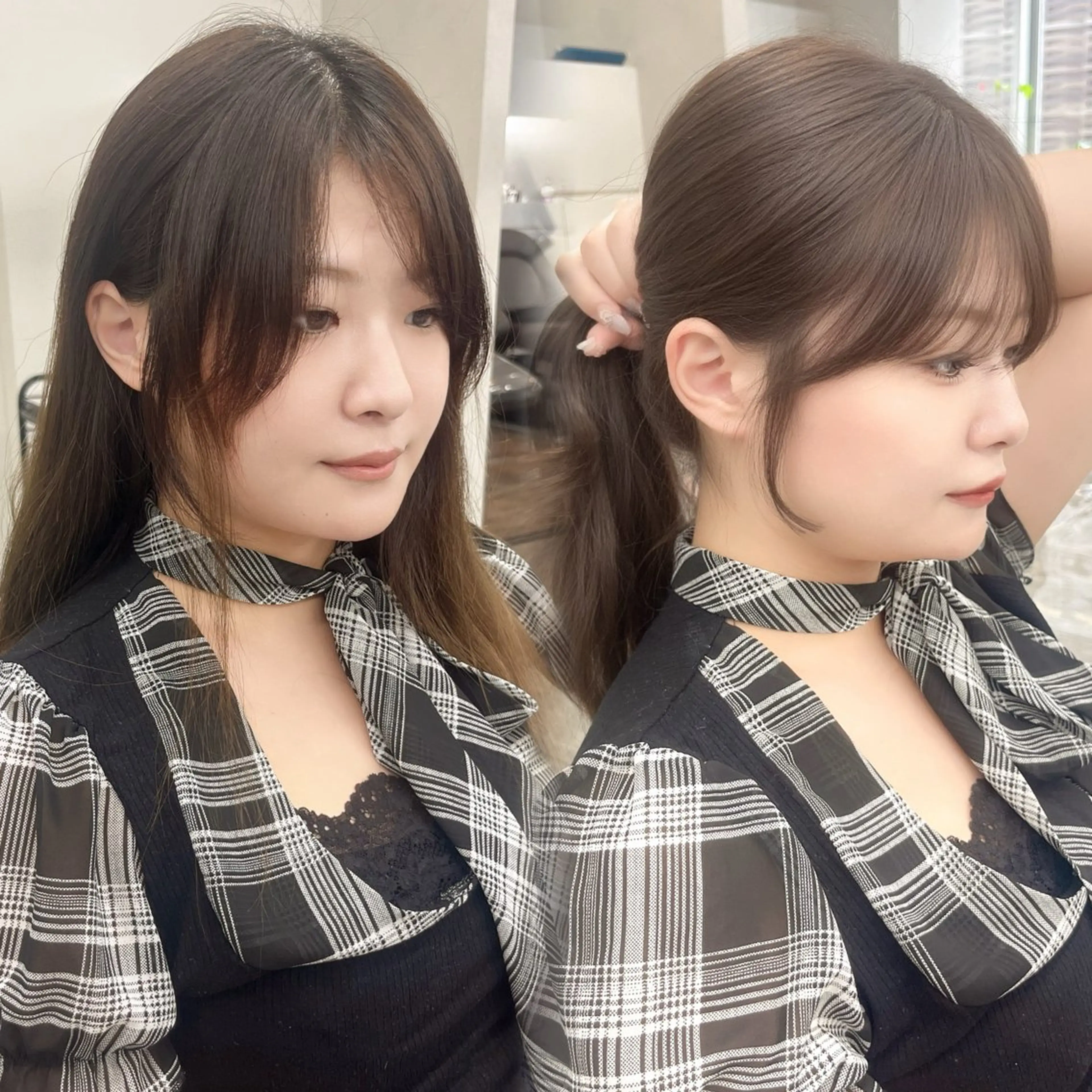 ロング カラー ブリーチ 透明感カラー ハイトーンカラー インナーカラー くびれヘア カット ヘアカラー トリートメント 顔周り指名NO.1 🤍似合わせ／Maoのヘアスタイル