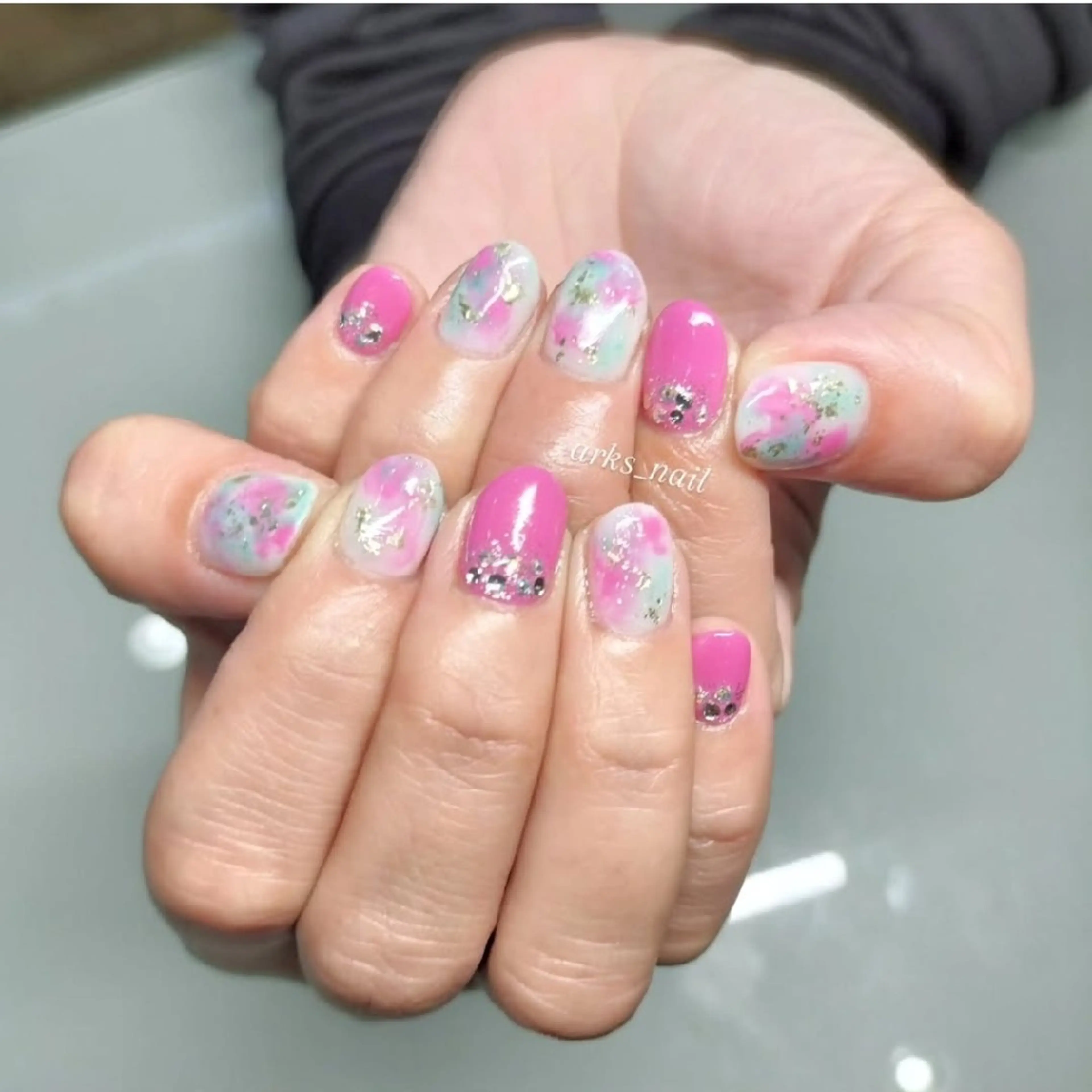 ネイル ジェルネイル ハンドネイル アークス所属・arks nailのネイルデザイン