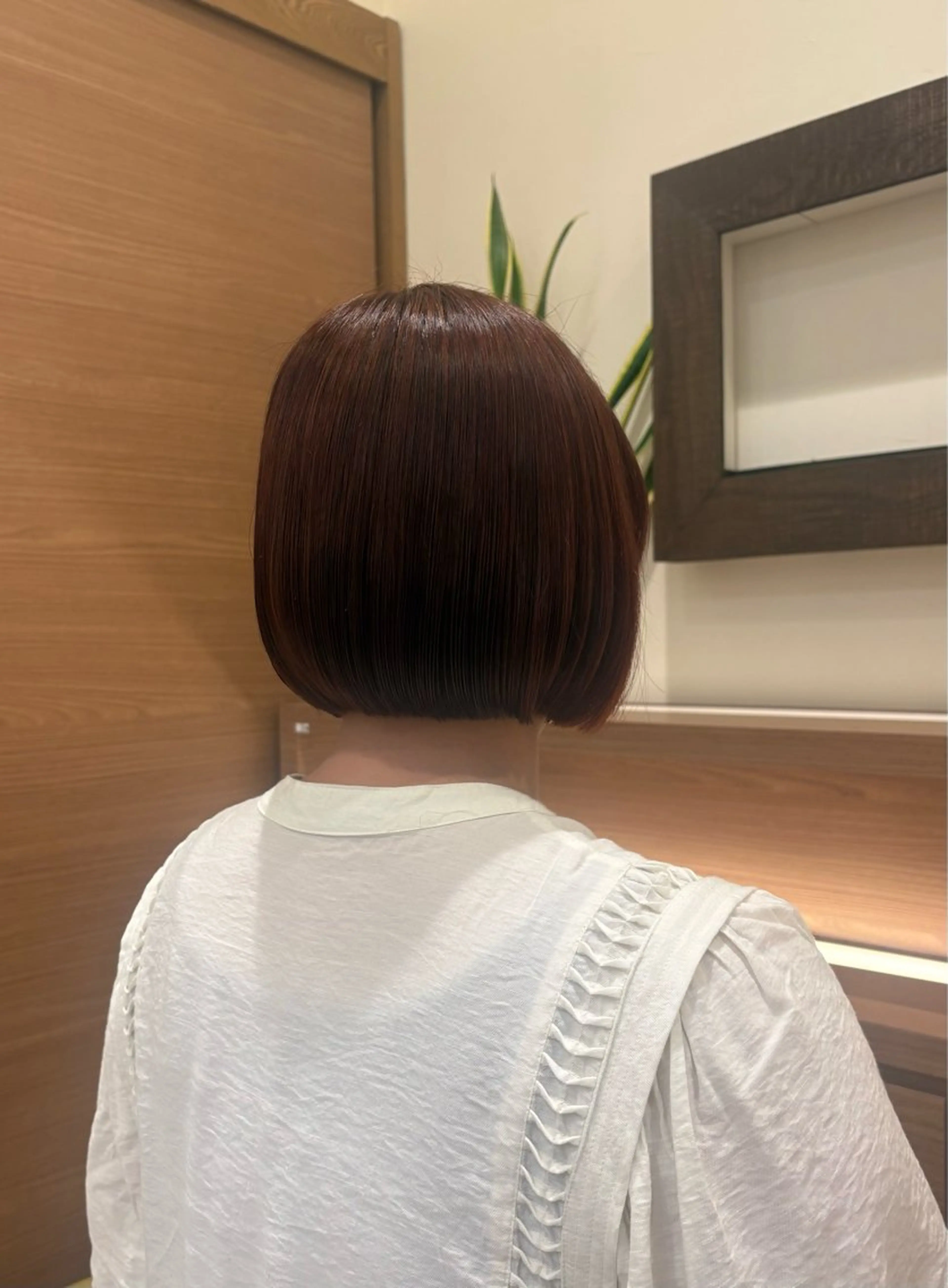 ショート カラー パーマ ボブ Moe🫧 ショート🩶のヘアスタイル