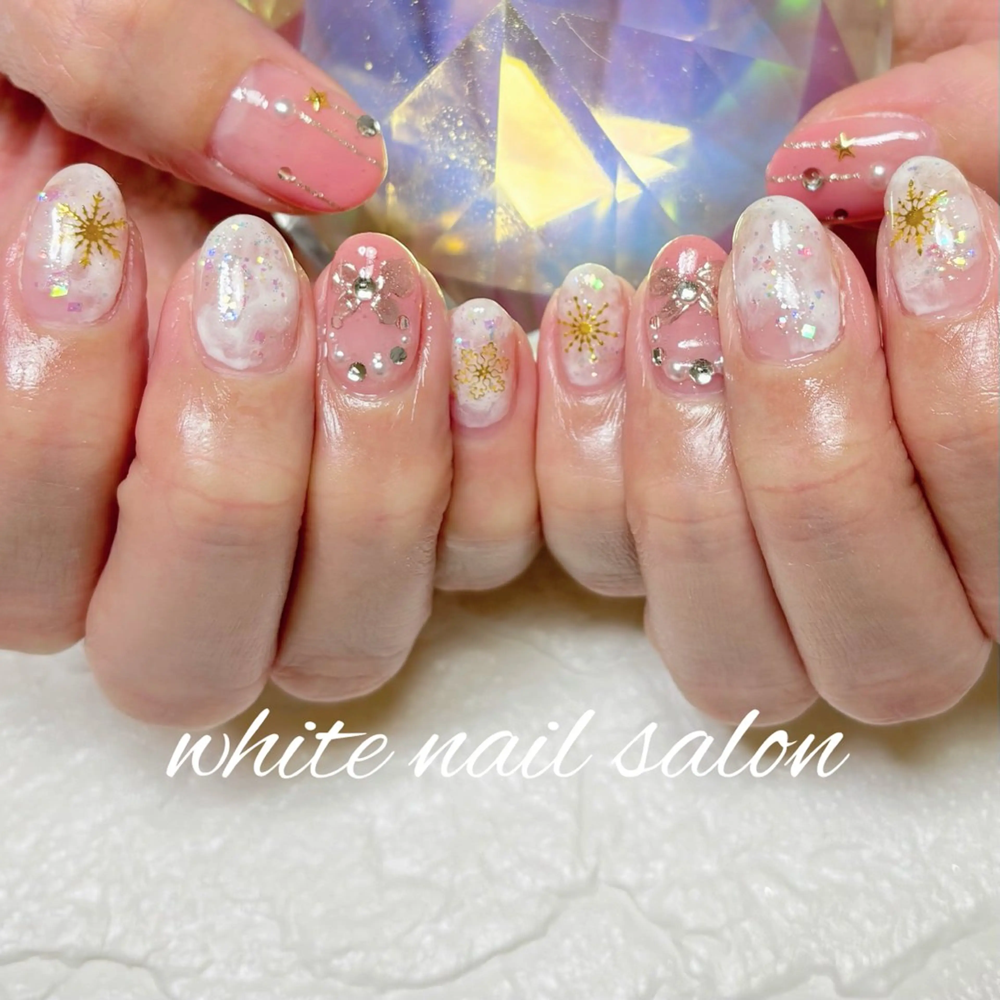 ネイル フットネイル ハンドネイル white nail salonのネイルデザイン