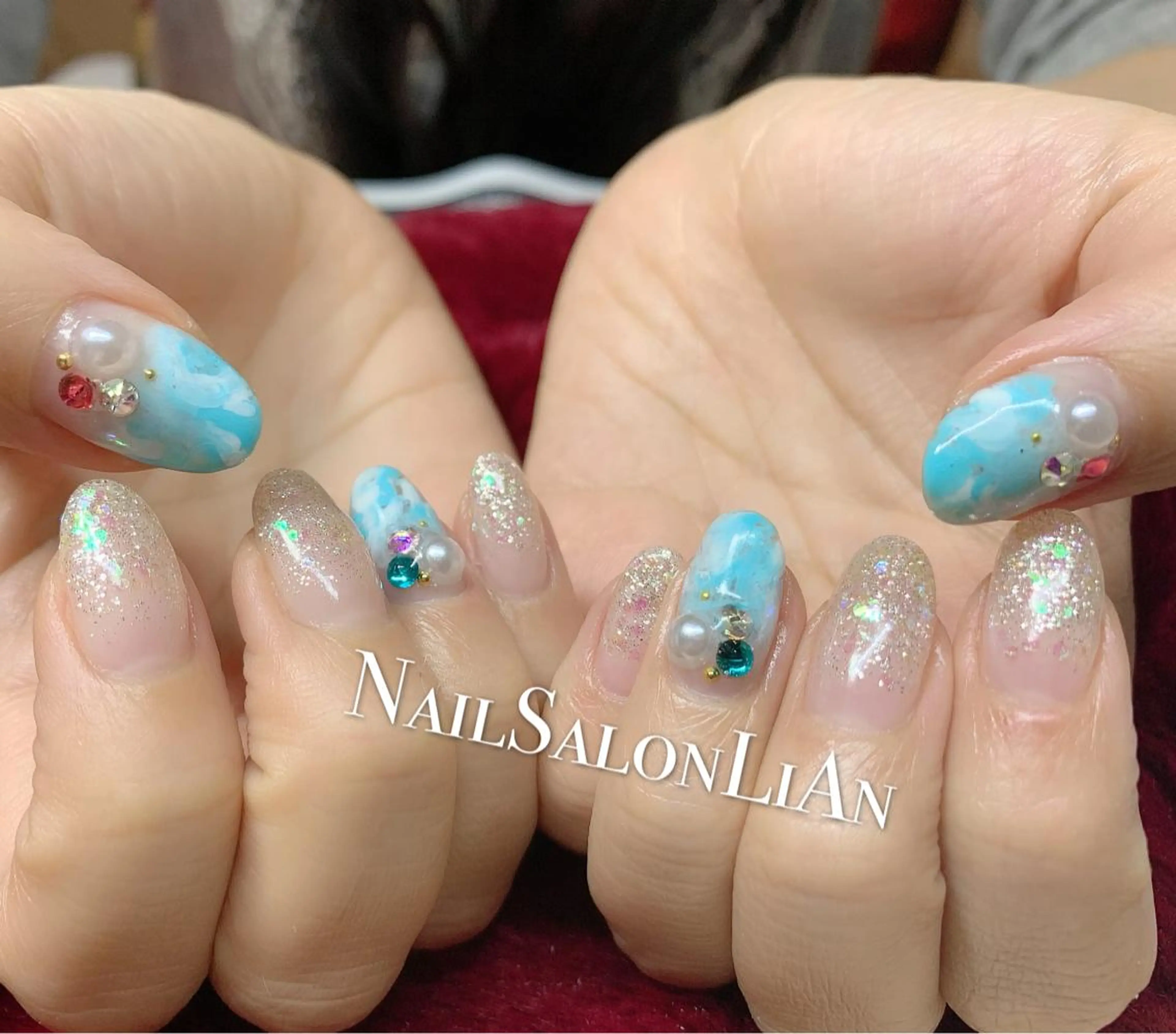 ネイル 持ち込み ハンドネイル NailSalon LiAnのネイルデザイン