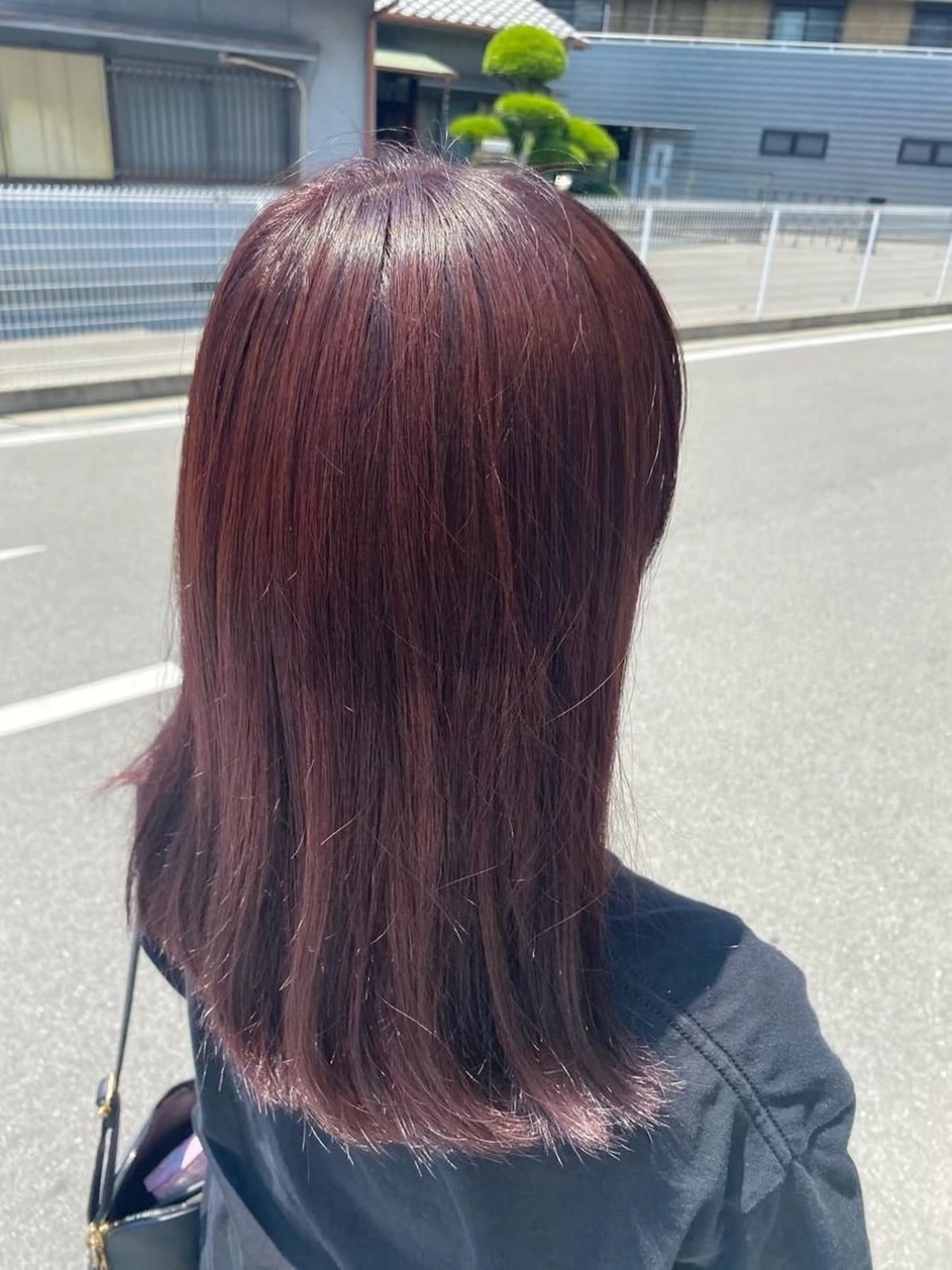 セミロング 心斎橋艶カラー💖 ノノのヘアスタイル