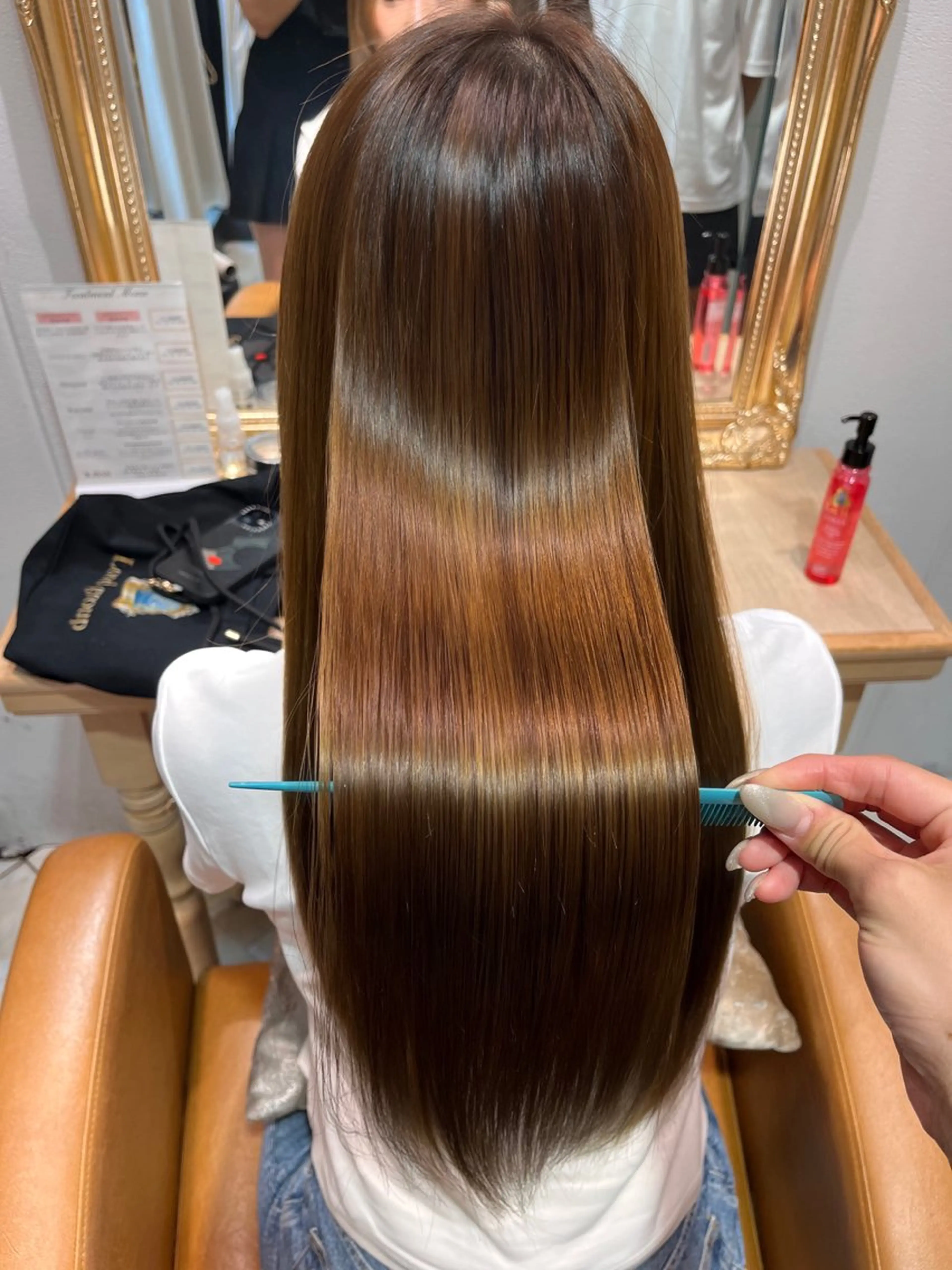 (ミニモ限定価格‼️)縮毛矯正🙋♀️+カット✂️+1stepトリートメント👨❤️💋👨の写真