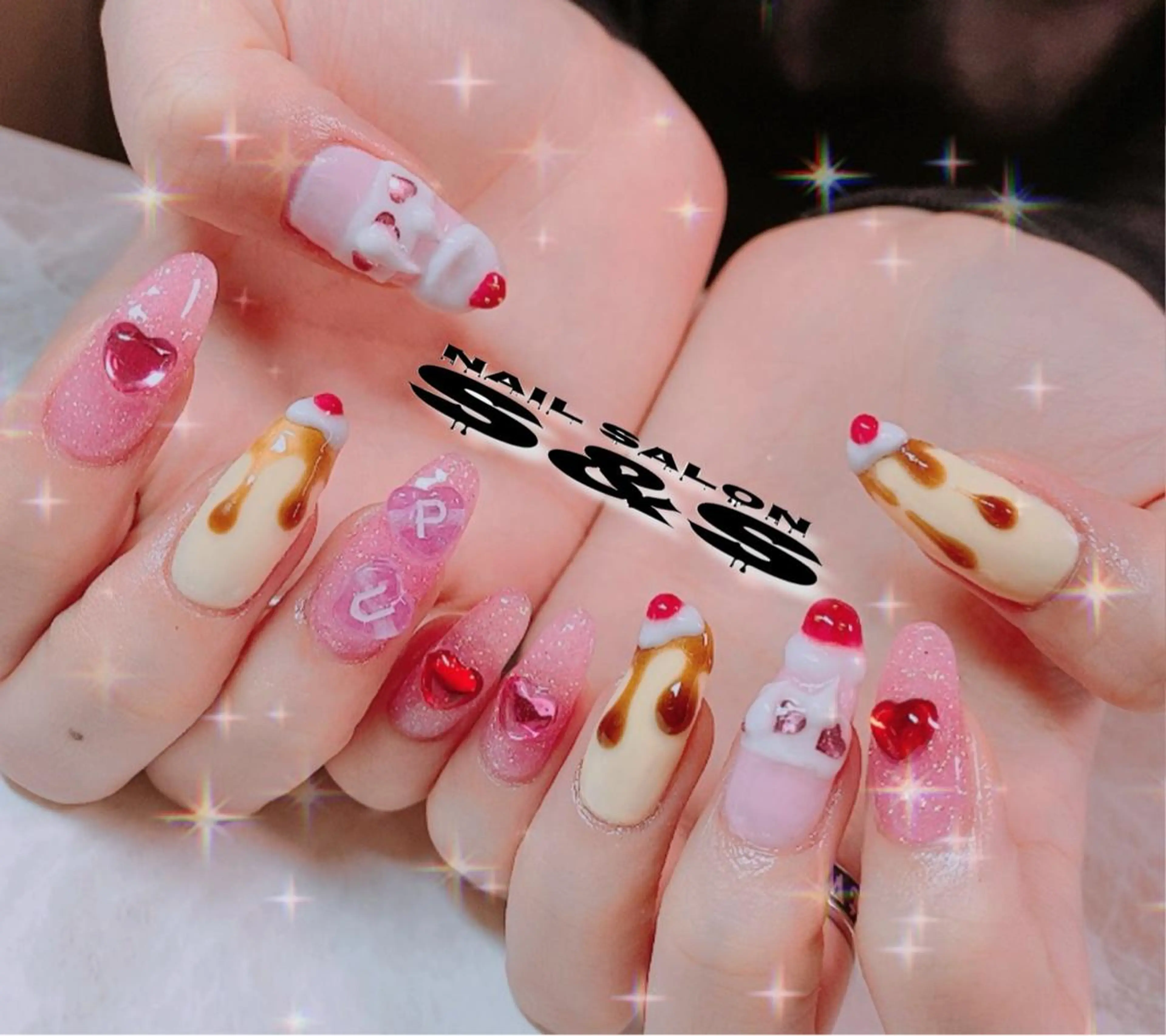 ネイル 長さ出し メンズネイル 持ち込み スカルプネイル S&S 村田小百合のネイルデザイン