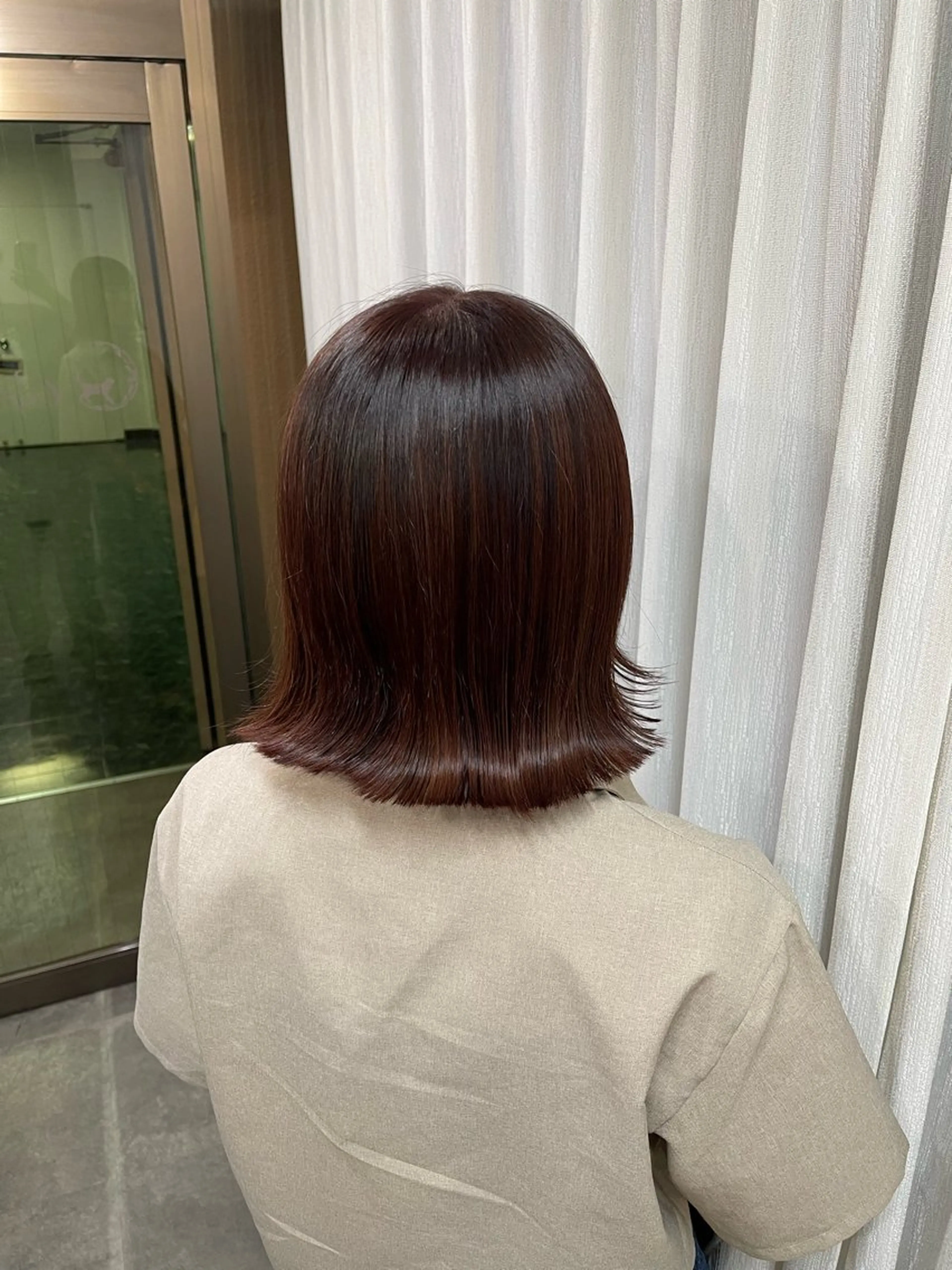 ショート 髪質改善 トリートメント カット ヘアカラー トリートメント SOYON西大寺店所属・ダブルカラー/ 髪質改善💎安藤のヘアスタイル