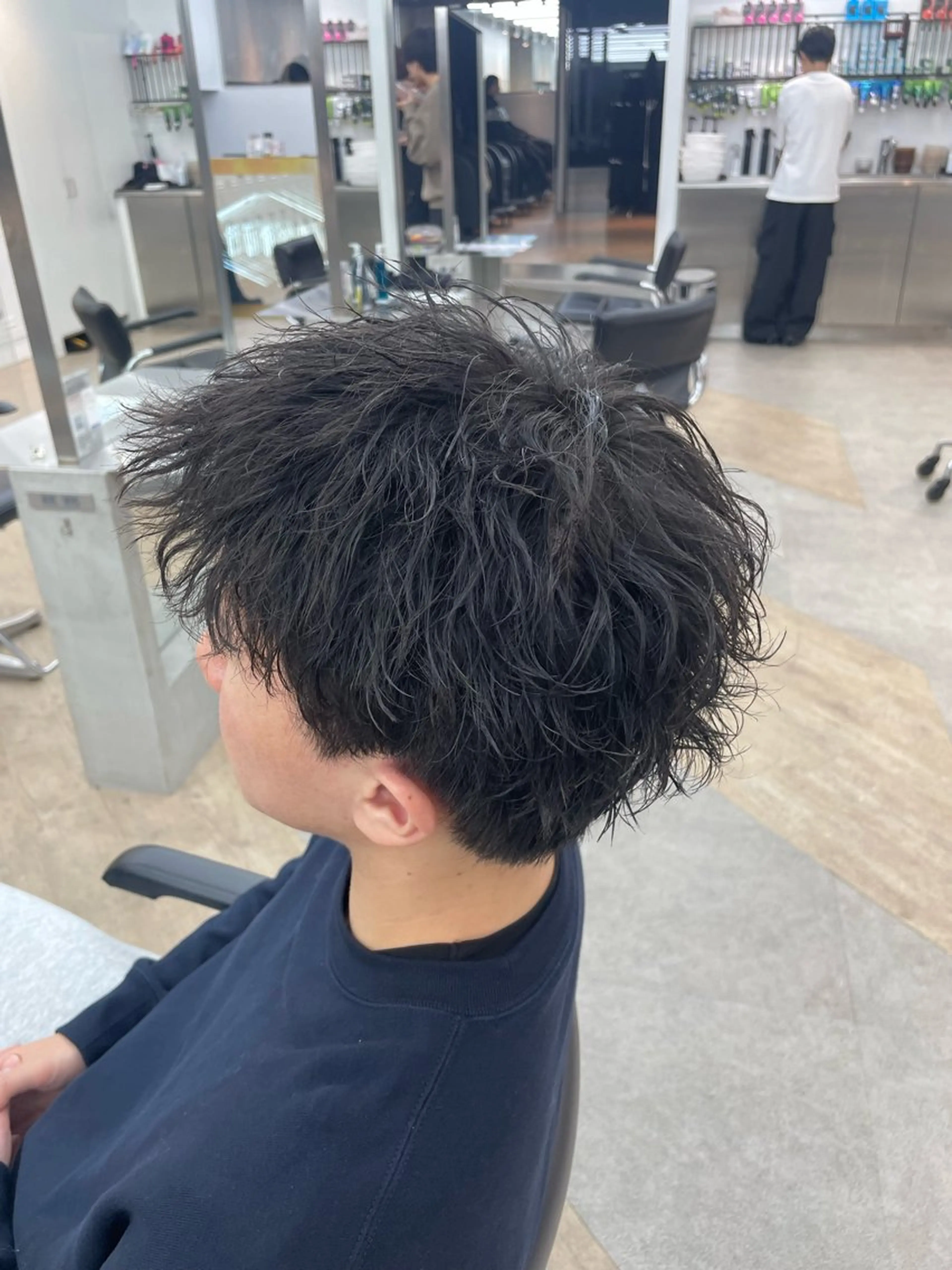 パーマ メンズ カット パーマ メンズ/シャドウ/ 波巻き/kyogoのヘアスタイル