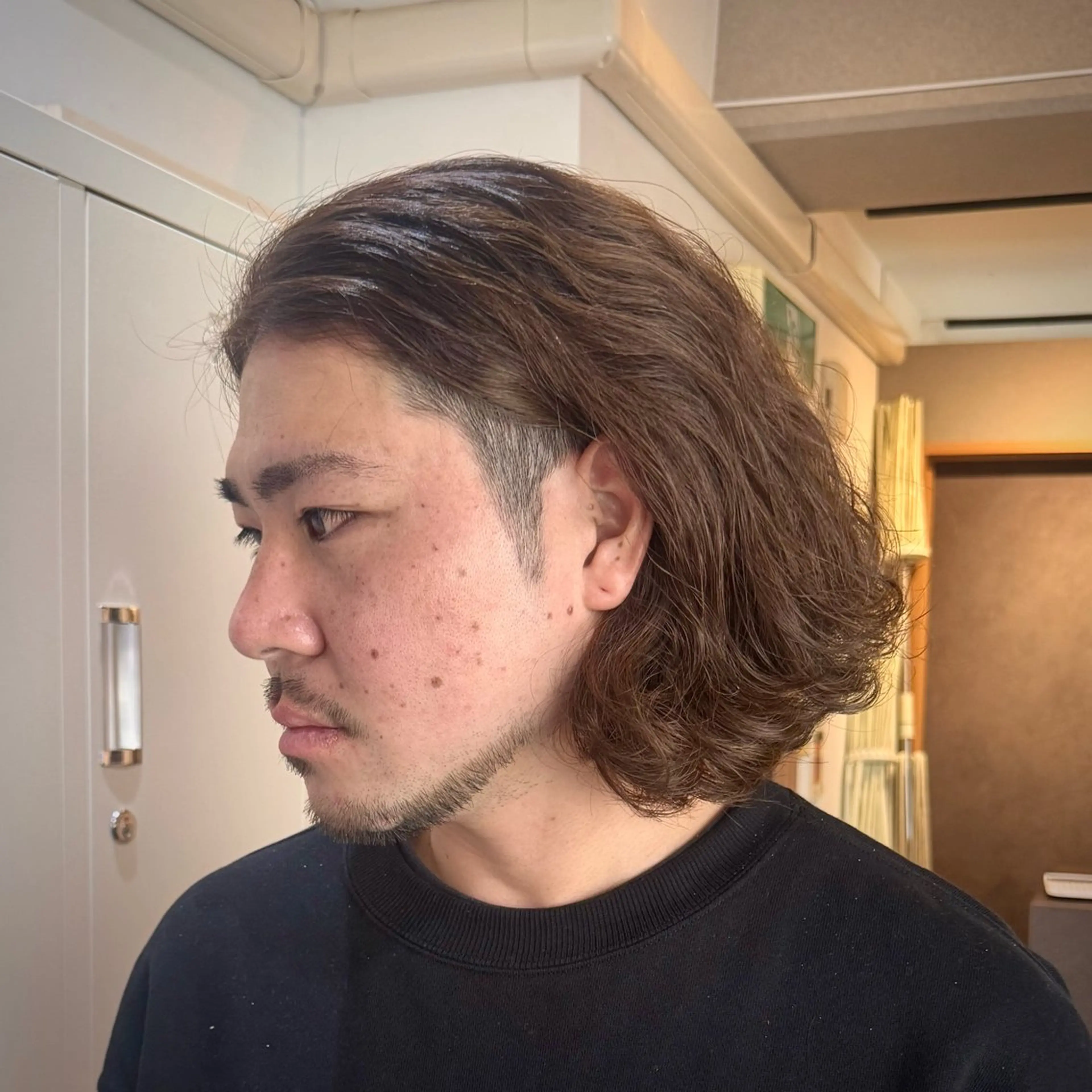 ショート カラー メンズ マンバンヘア カット ヘアカラー GLADMAN'S CUT CLUB 立川所属・立川メンズカット/ メンズパーマ💈三上のヘアスタイル