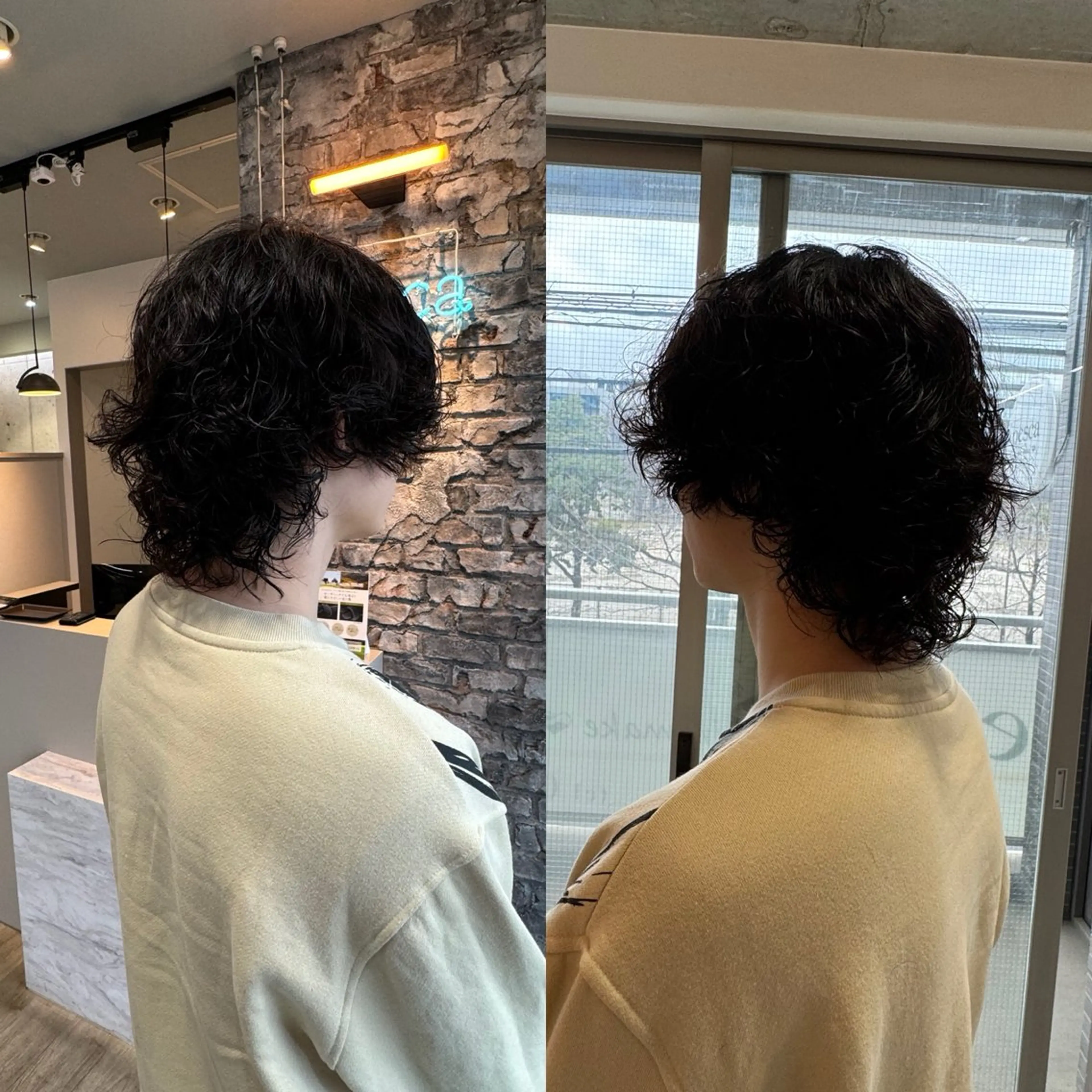 ショート カット パーマ 加藤 泰輔のヘアスタイル