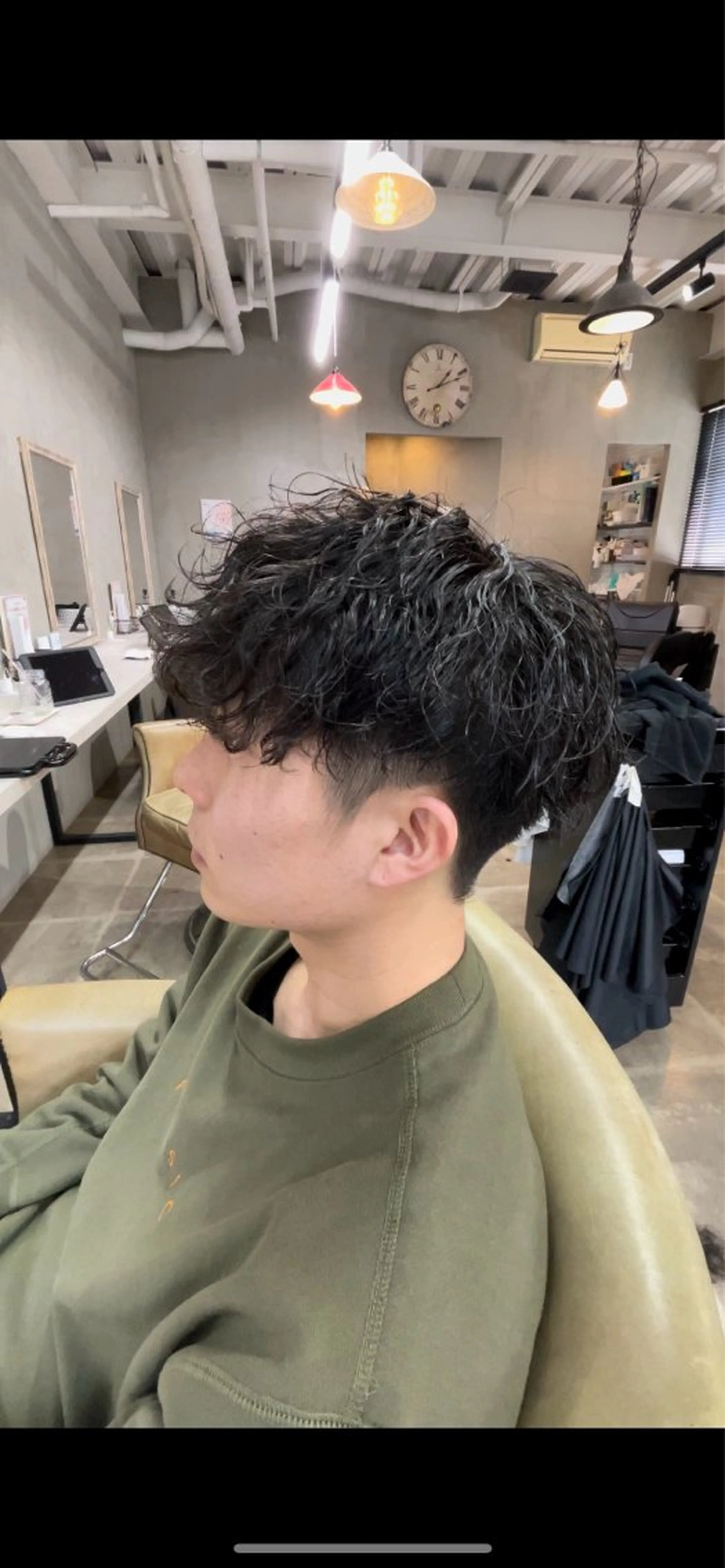 パーマ メンズ メンズパーマ 波巻きパーマ NEOSALON Blast所属・デザイン/美髪カラー 艶職人/福井SHUNのヘアスタイル