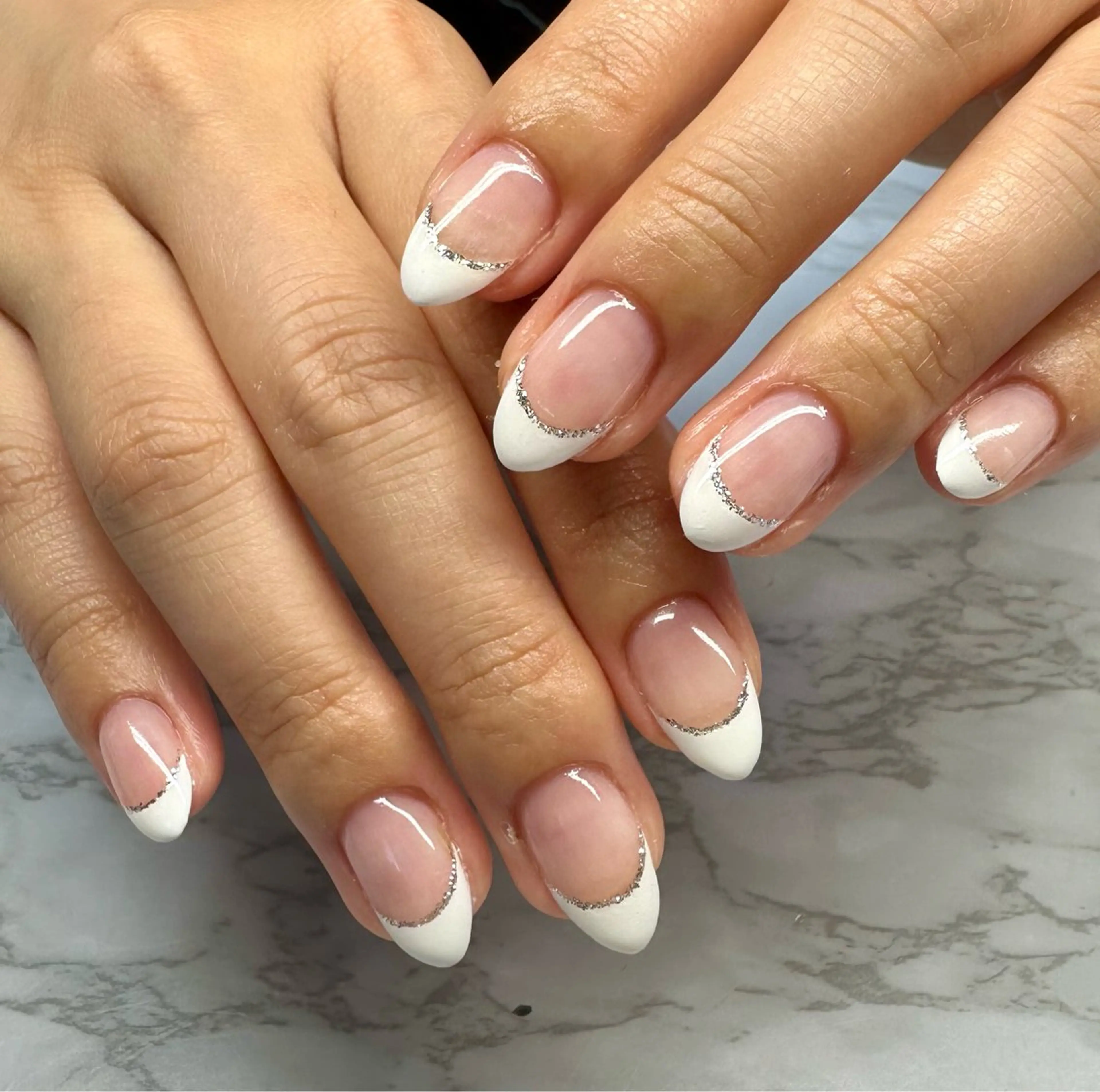 ネイル フレンチネイル ニュアンスネイル ワンカラーネイル 夏ネイル M.N_ nailのネイルデザイン