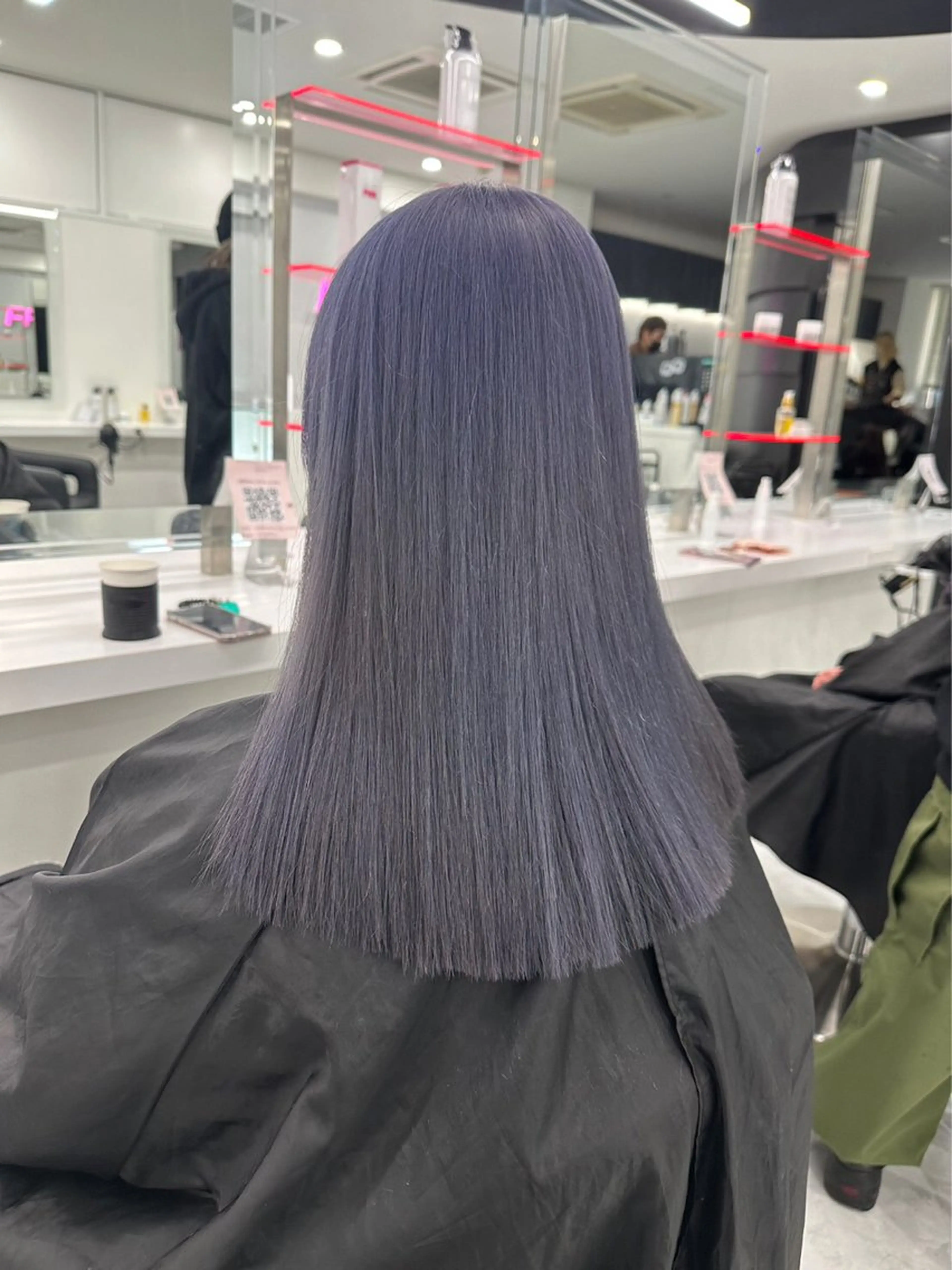 セミロング カラー ヘアアレンジ ヘアカラー トリートメント ヘッドスパ ヘアセット 💍Story川越 オフィシャル💍のヘアスタイル