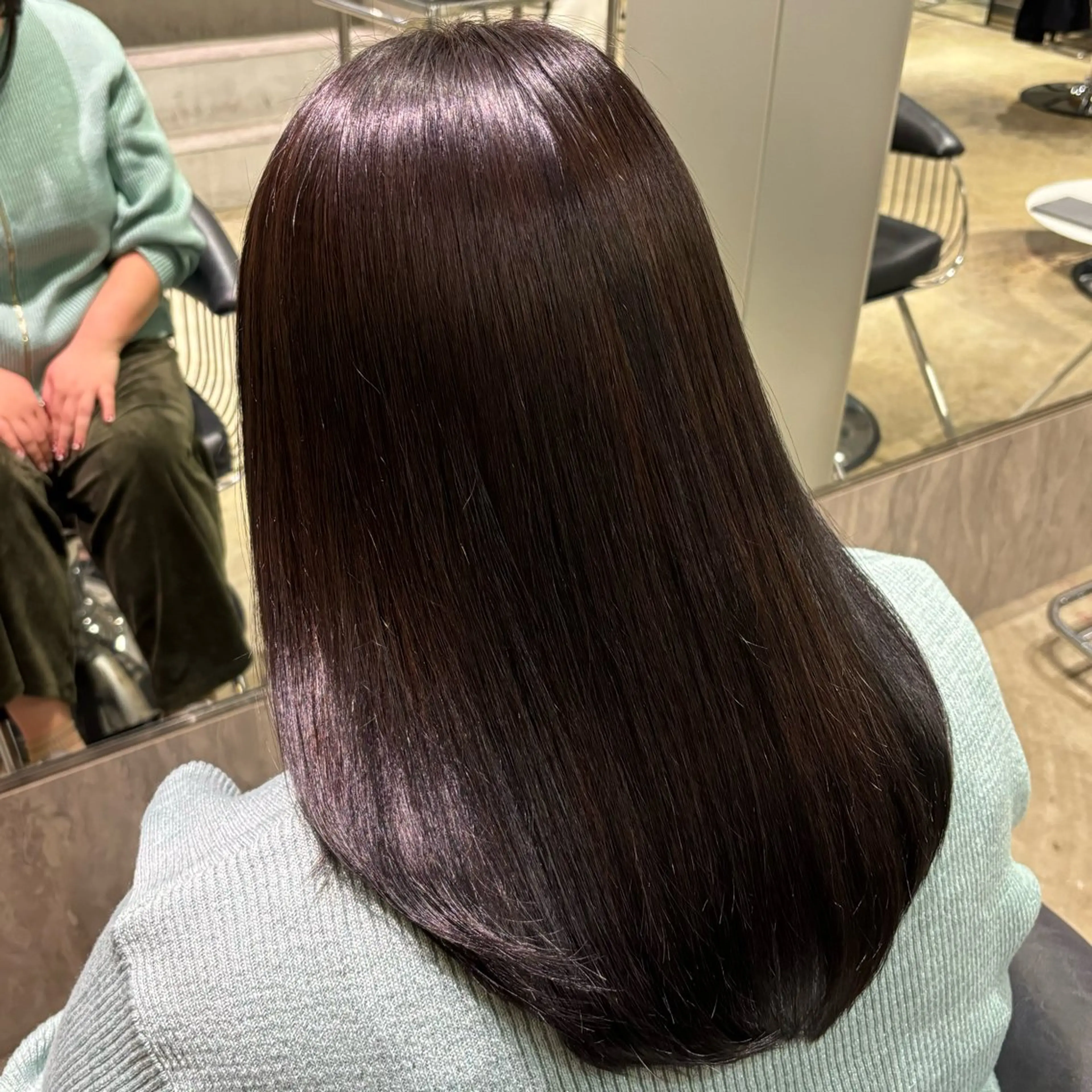 セミロング 西田 美侑/カットモデルのヘアスタイル