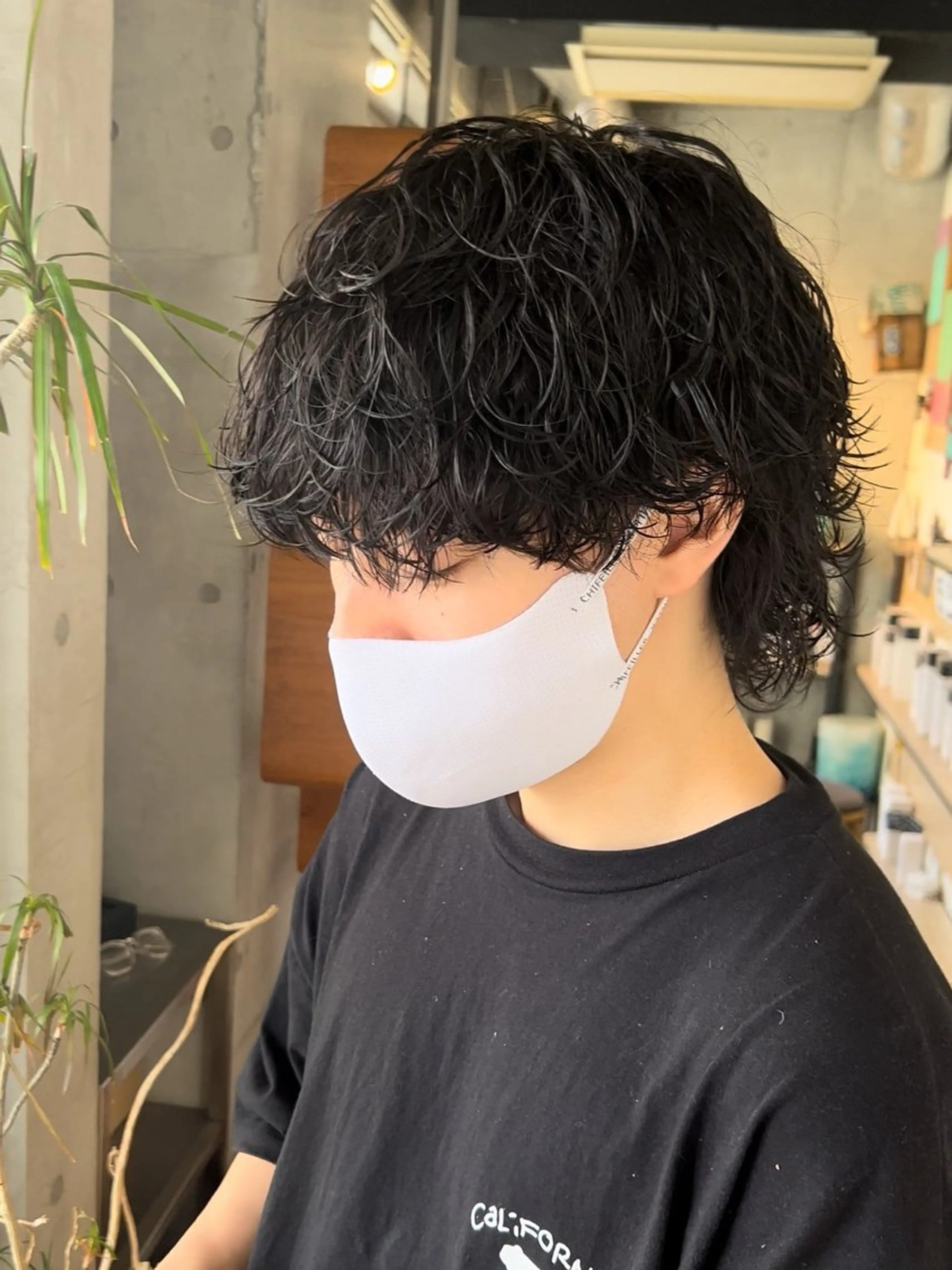 ショート メンズ メンズパーマ 波巻きパーマ メンズ特化型美容師 sakuraのヘアスタイル