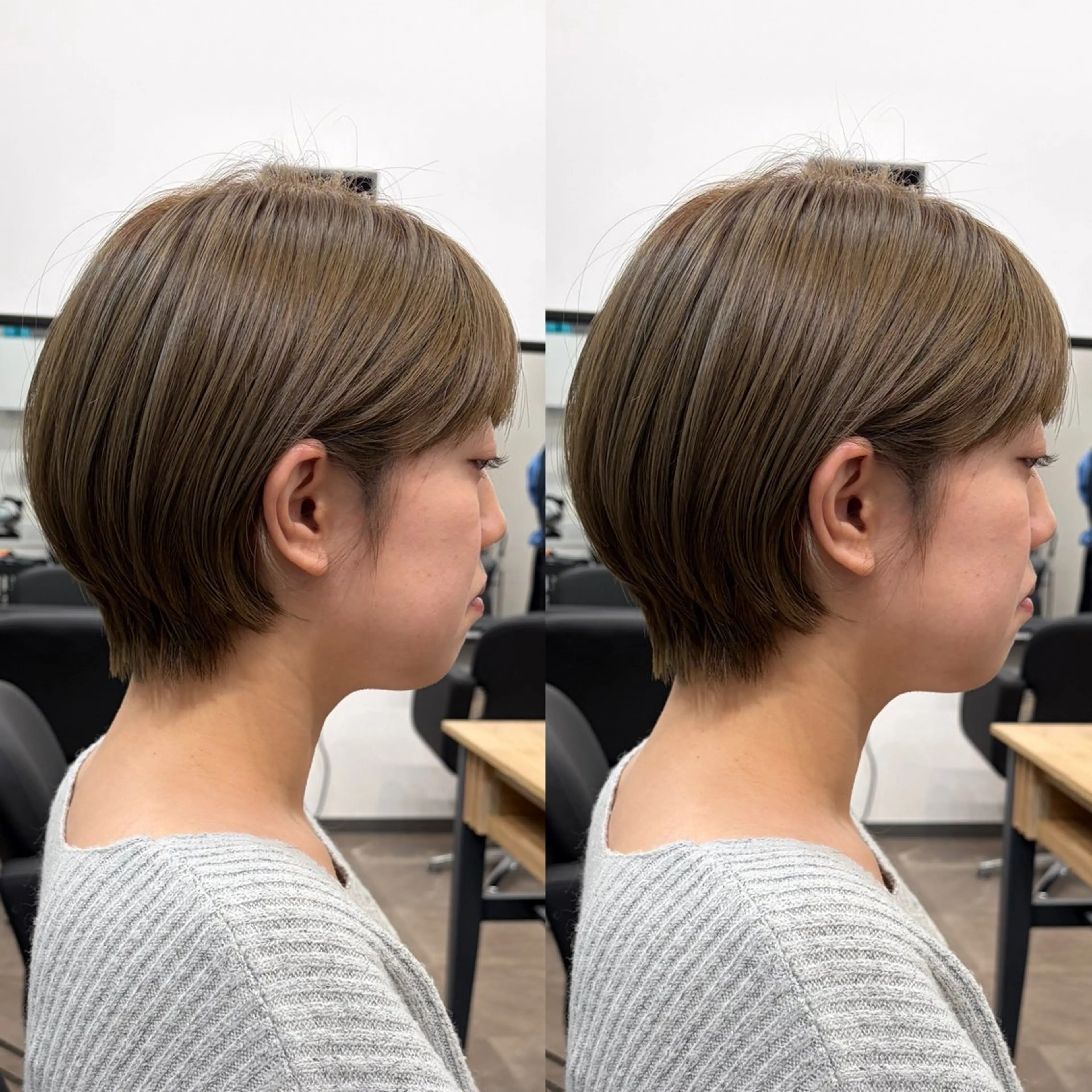 ショート カット トリートメント 🫧艶髪レイヤー/韓 国ボブ💎石川遥💎のヘアスタイル