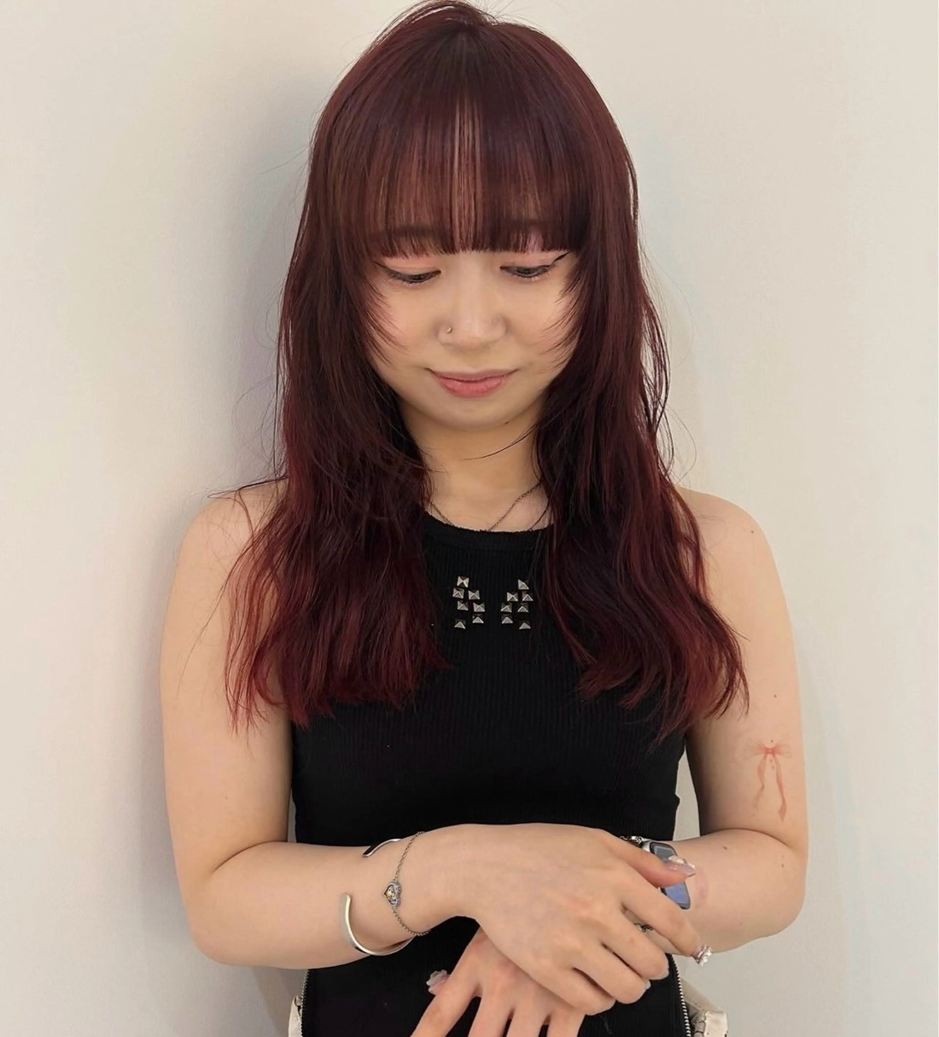 【透明感たっぷり💞🎀】ブリーチ無し透明感upケアダブルカラーの写真