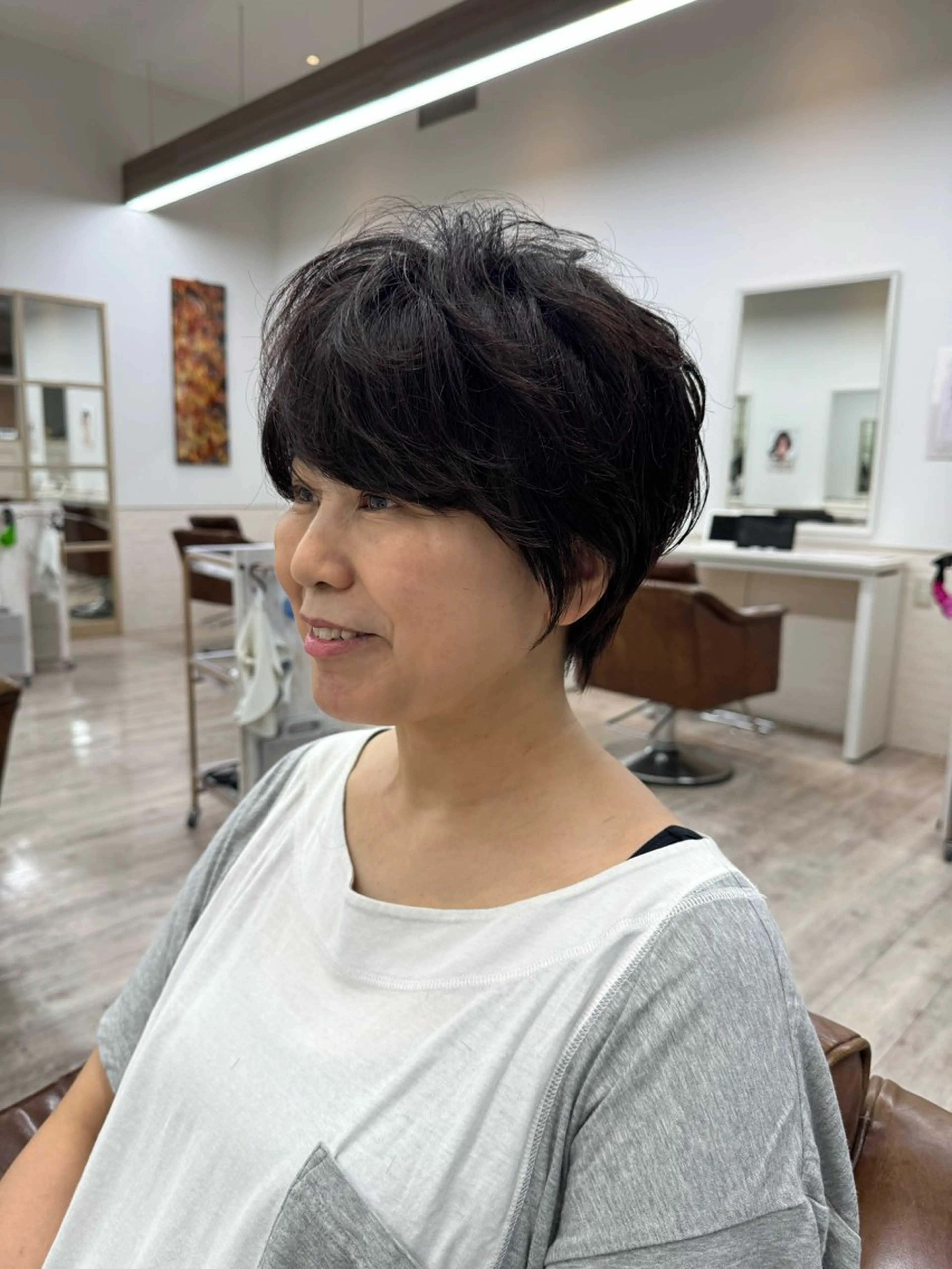 ショート ショート/ボブ 似合わせ/中原のヘアスタイル