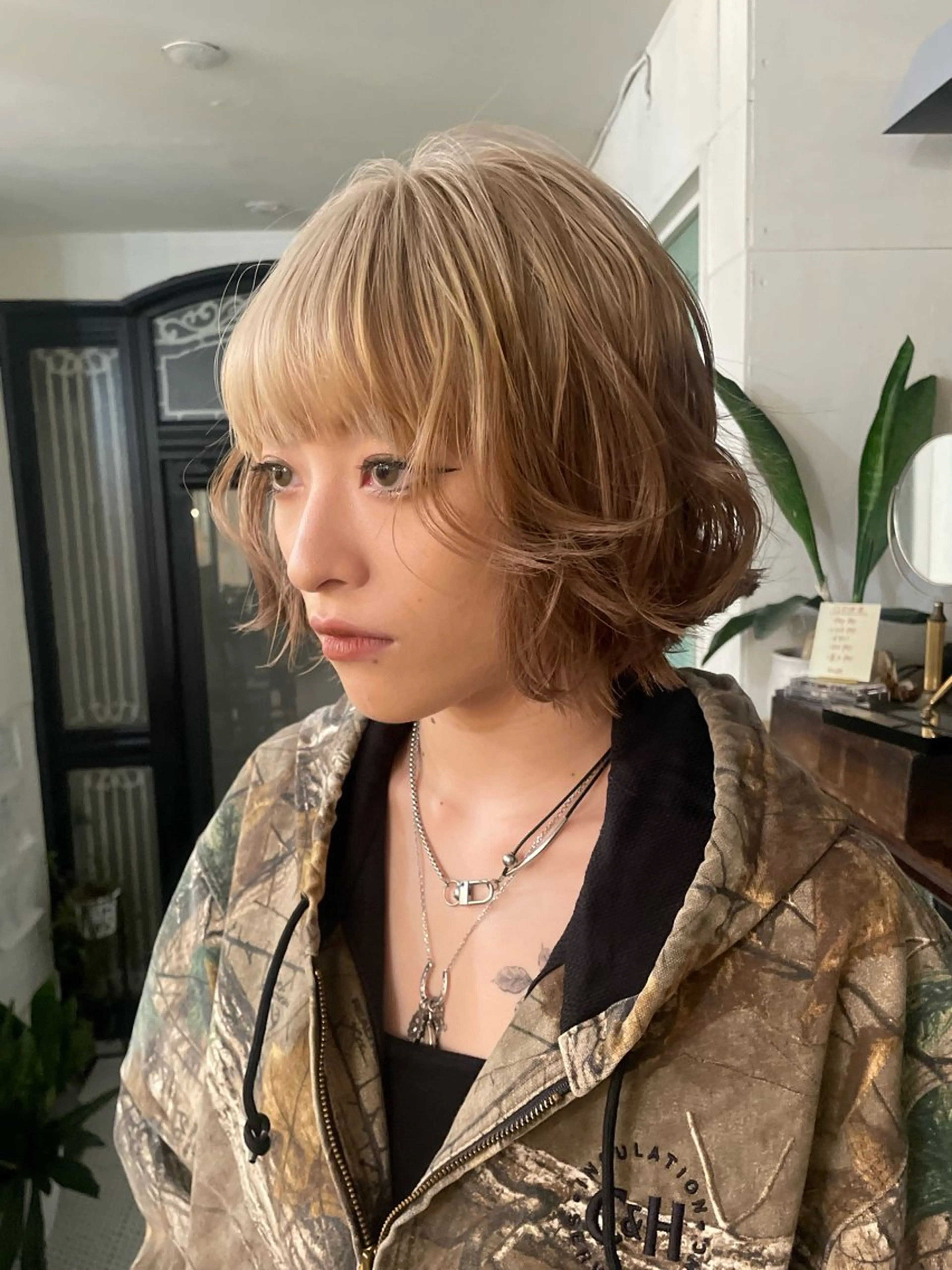 カラー ショートカット メンズカット/夕海のヘアスタイル