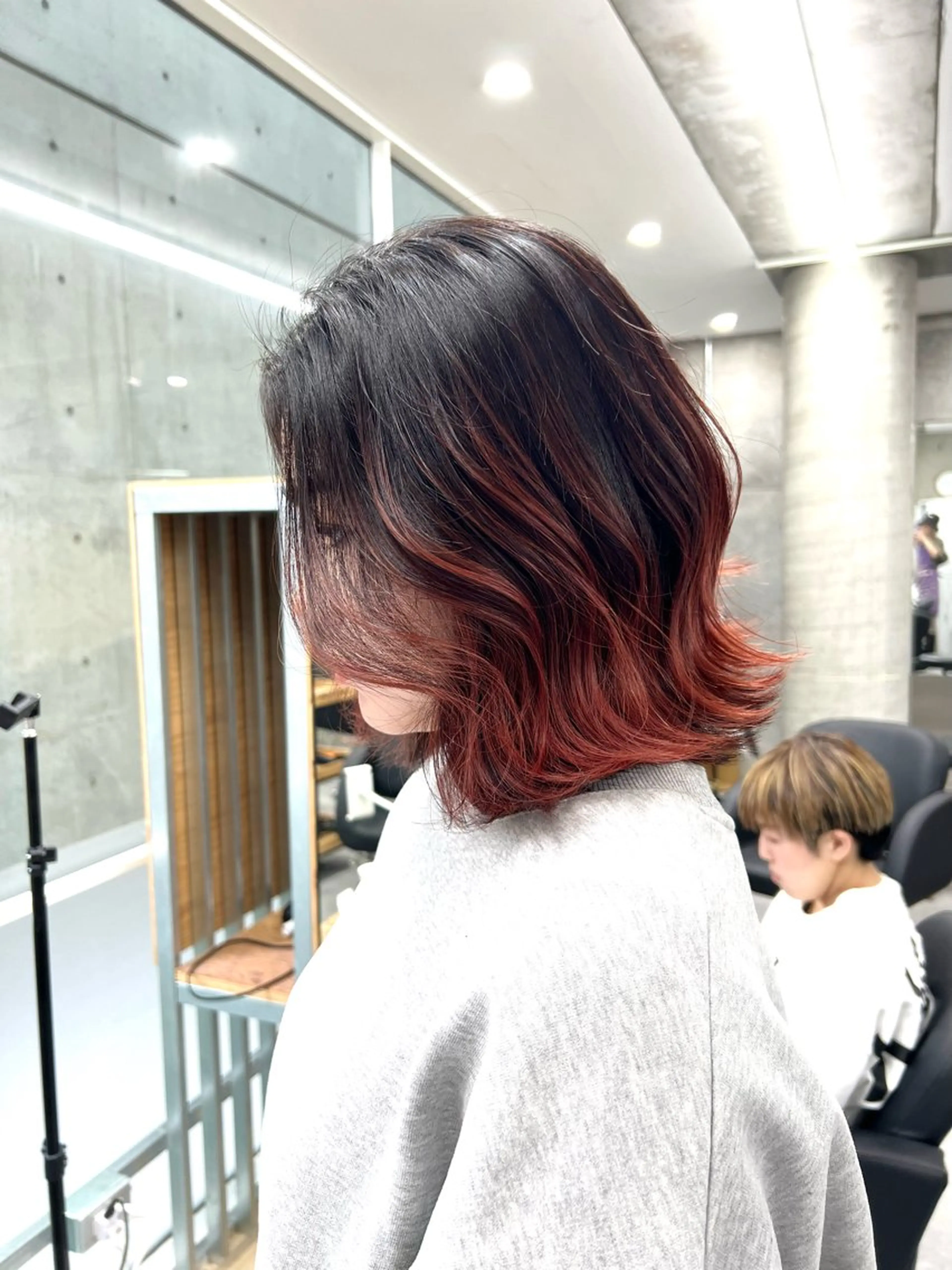 【🌸初回限定🌸】バレイヤージュ（ブリーチ１回➕前処理トリートメント➕高発色エドルカラー）追加ブリーチ➕4000円の写真