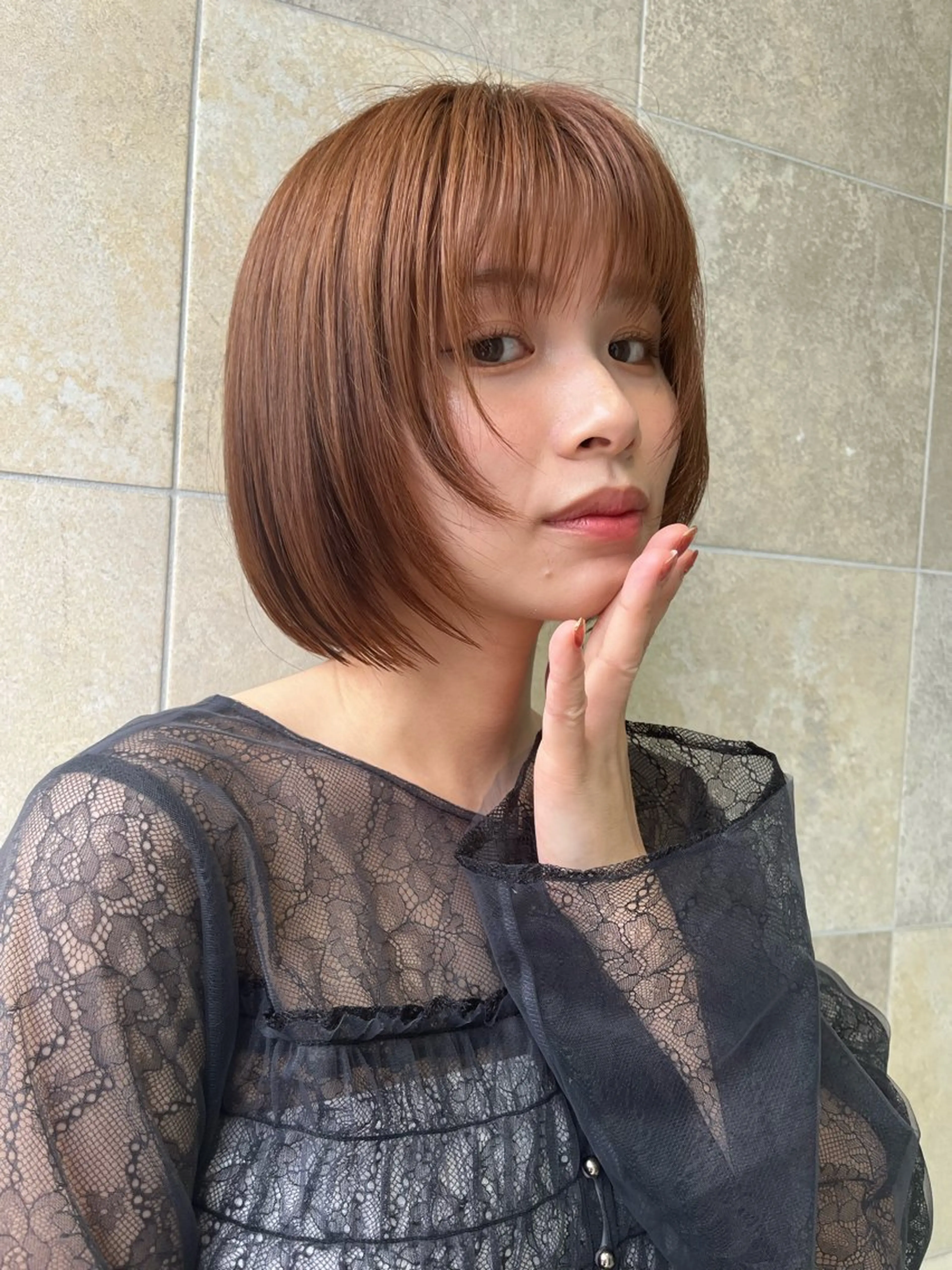 ショート 艶髪/透明感/ 三宅晴香のヘアスタイル