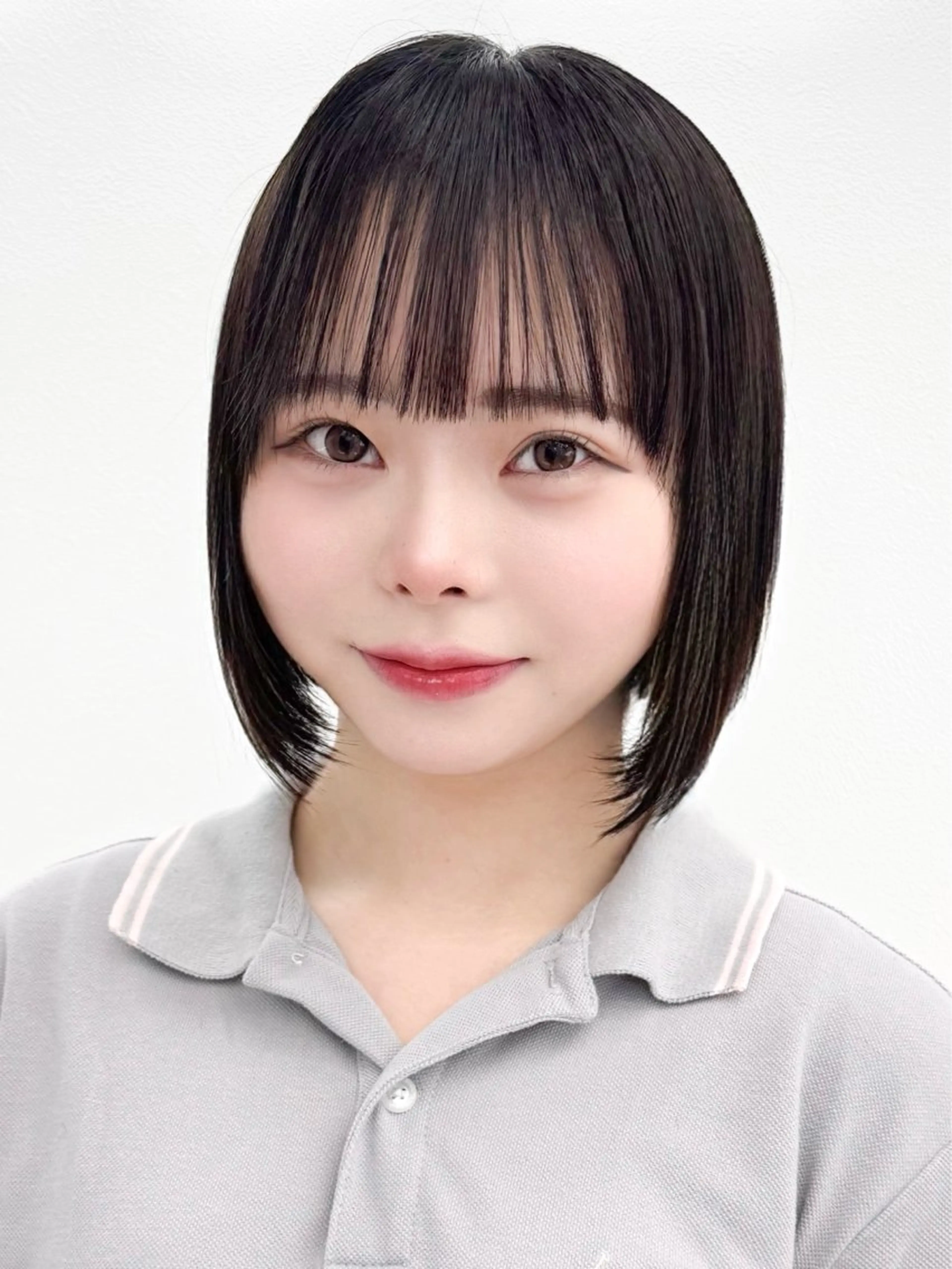 ショート カラー ヘアアレンジ カット ヘアカラー 縮毛矯正 トリートメント ヘッドスパ ヘアセット 縮毛矯正ボブ🤍 韓国ヘア/ひかりのヘアスタイル