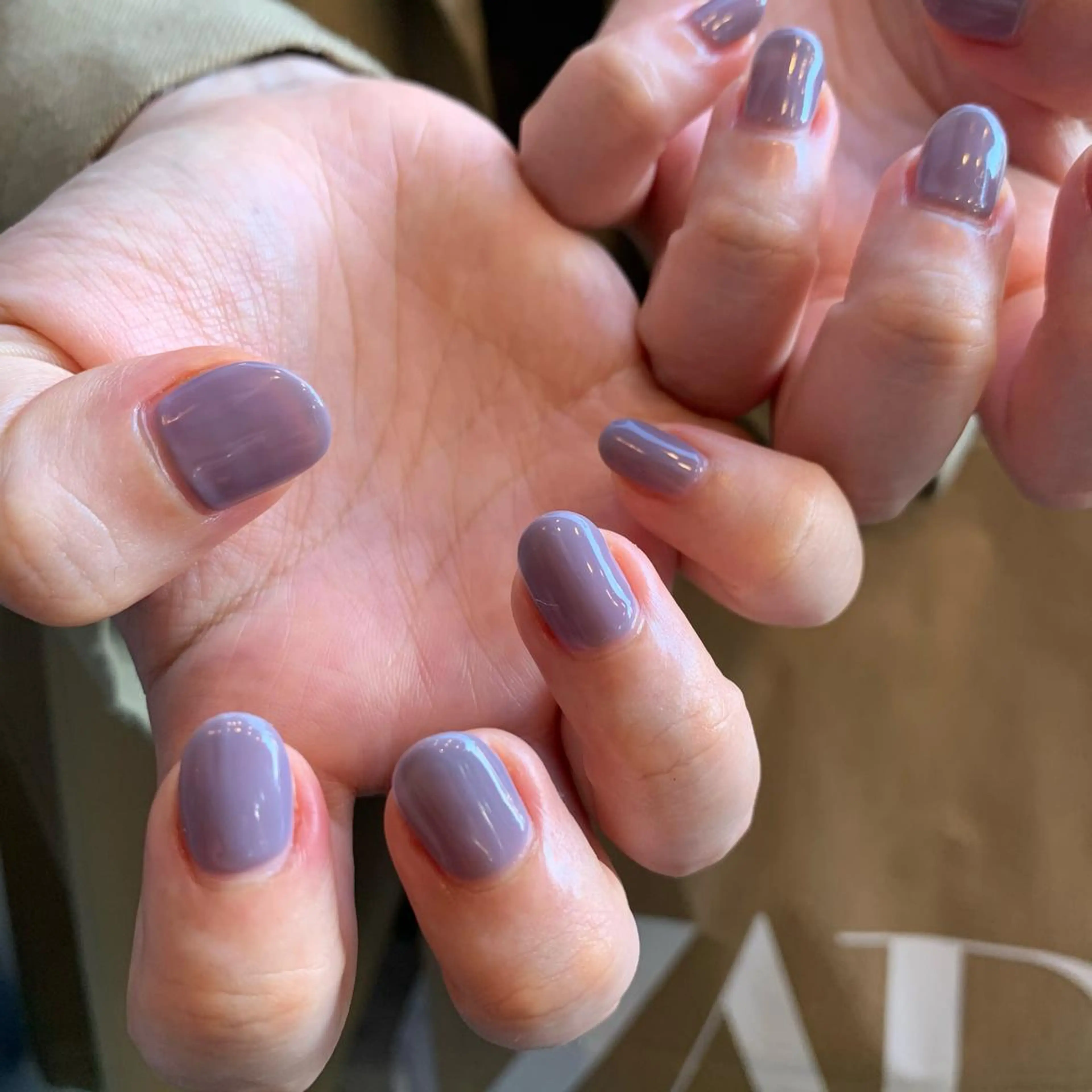 ネイル ワンカラーネイル 《ニュアンスネイル》 risaのネイルデザイン