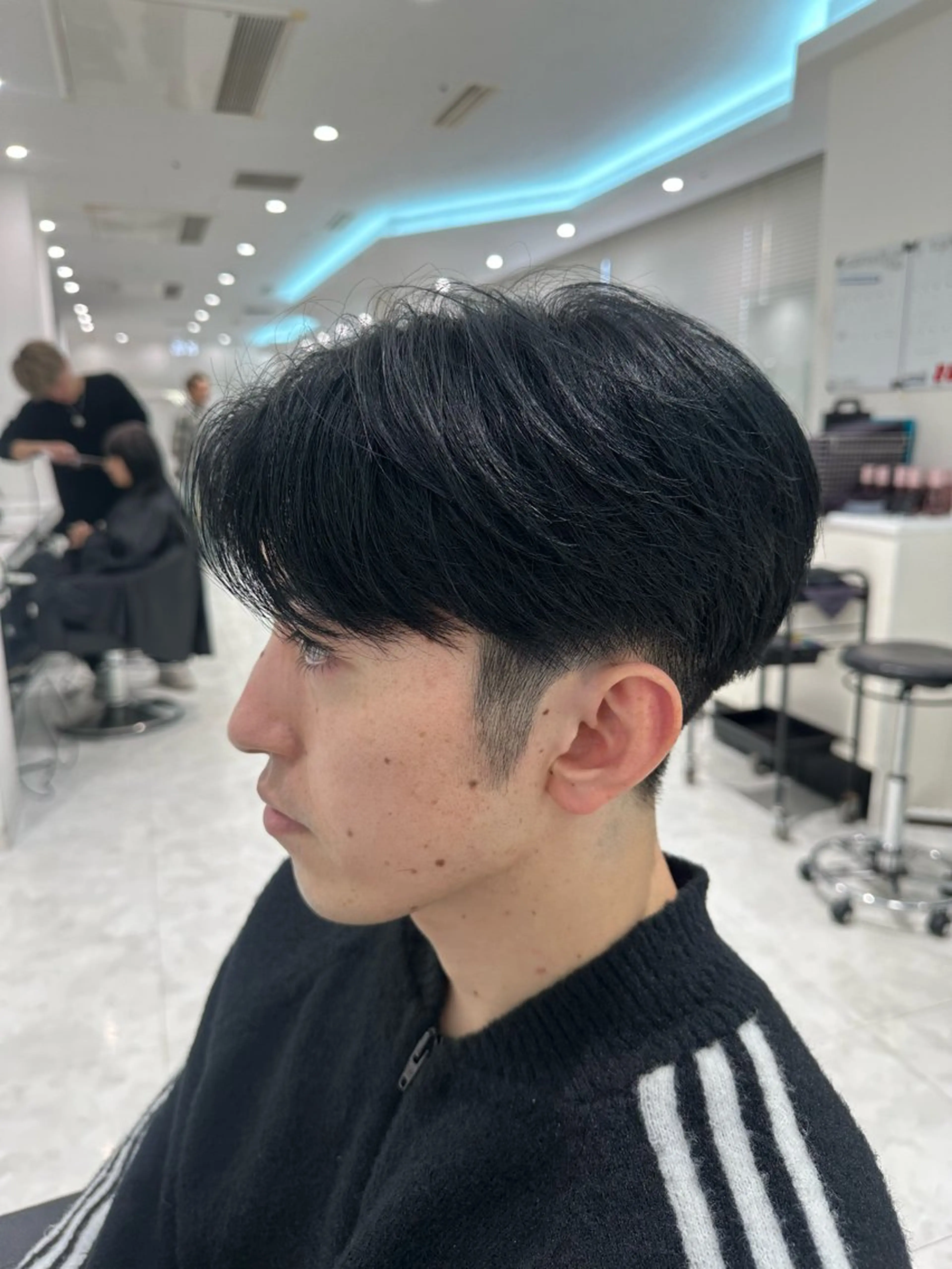 【💡曲がる縮毛矯正限定メニュー💡】似合わせメンズカット➕ダメージレス縮毛矯正➕炭酸スパ➕トリートメントの写真