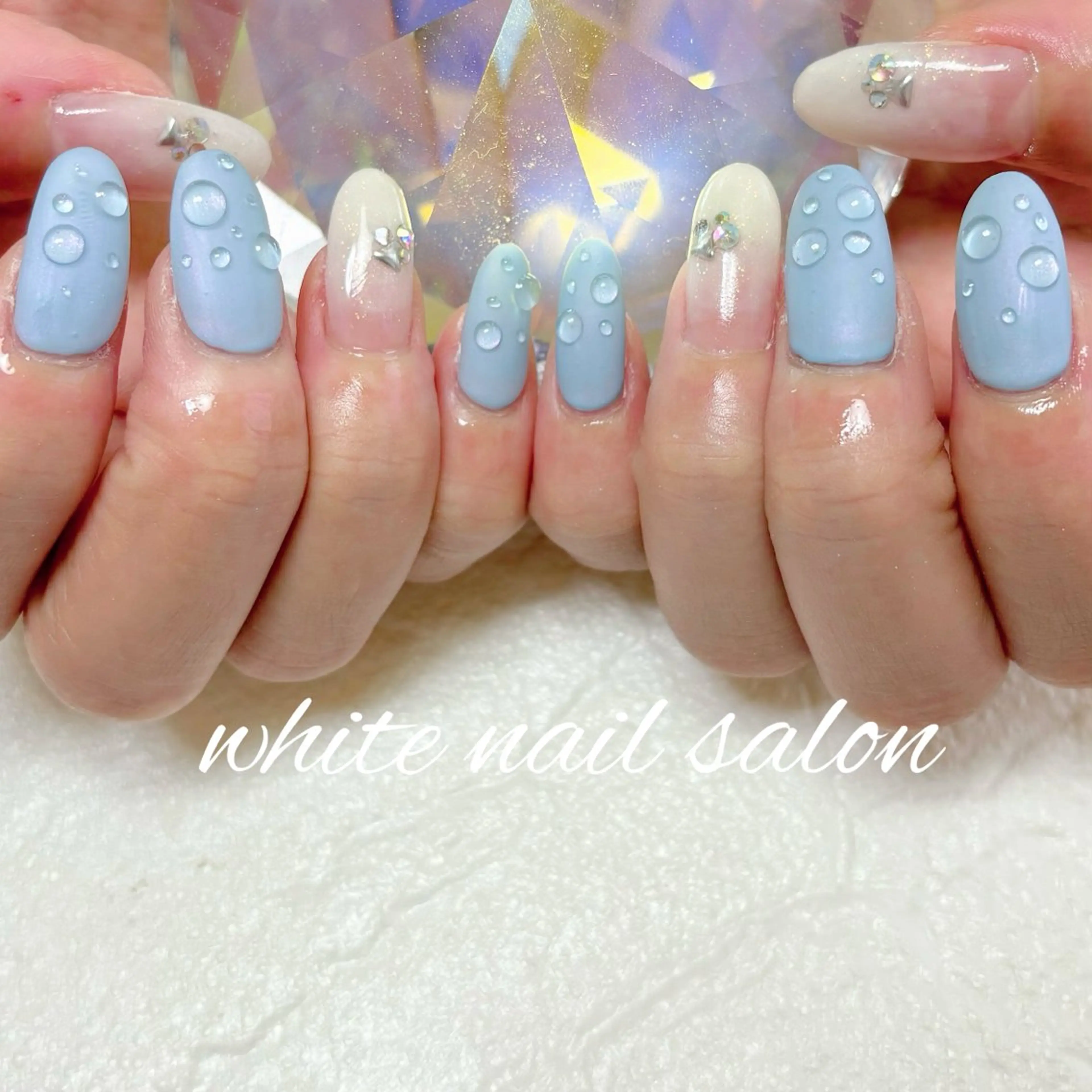 ネイル ホワイト ハンドネイル white nail salonのネイルデザイン