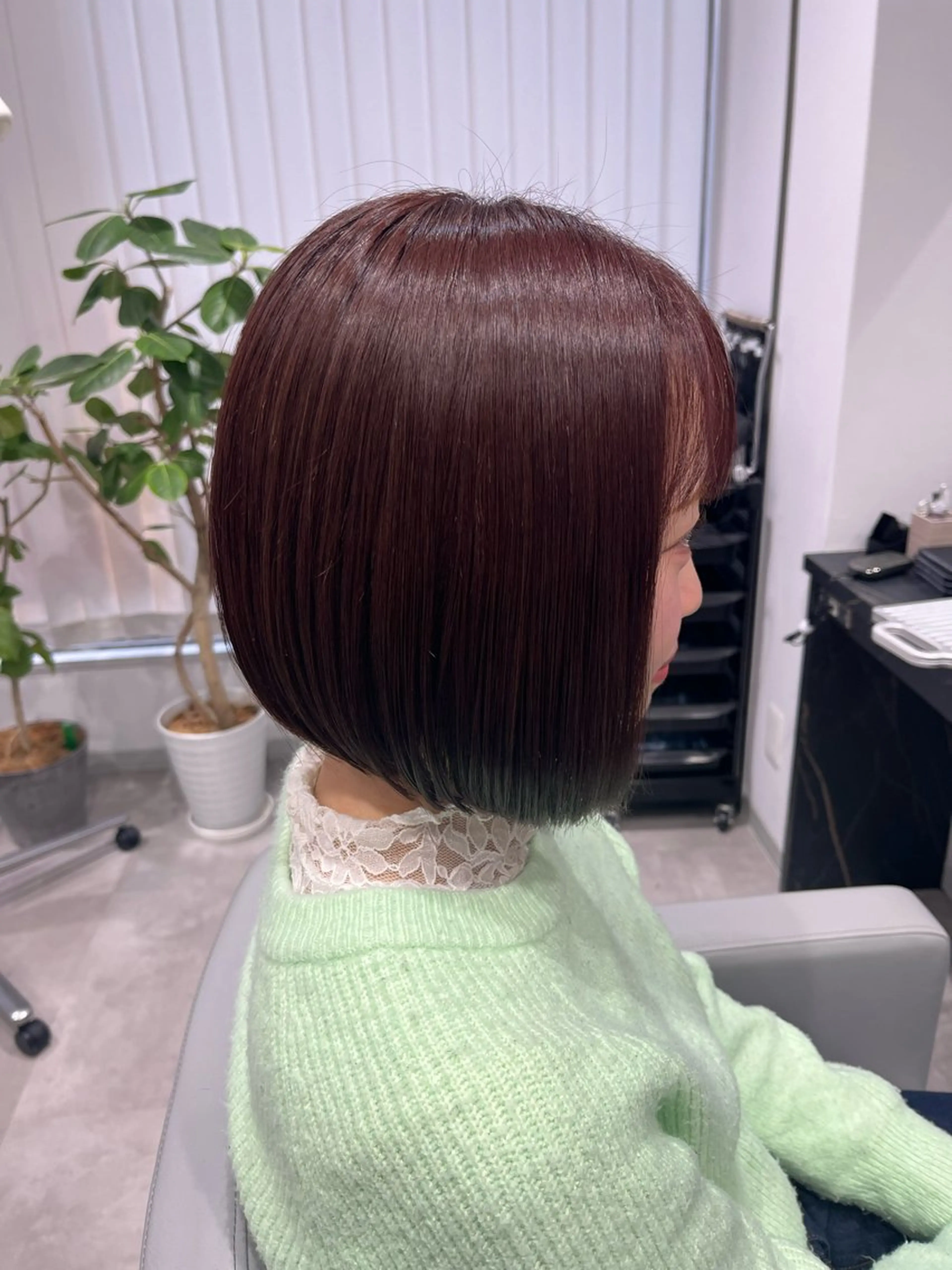 ミディアム ボブ Hair＆Make Allure所属・🦄💓ショートボブ 🦄💓杉浦りなのヘアスタイル