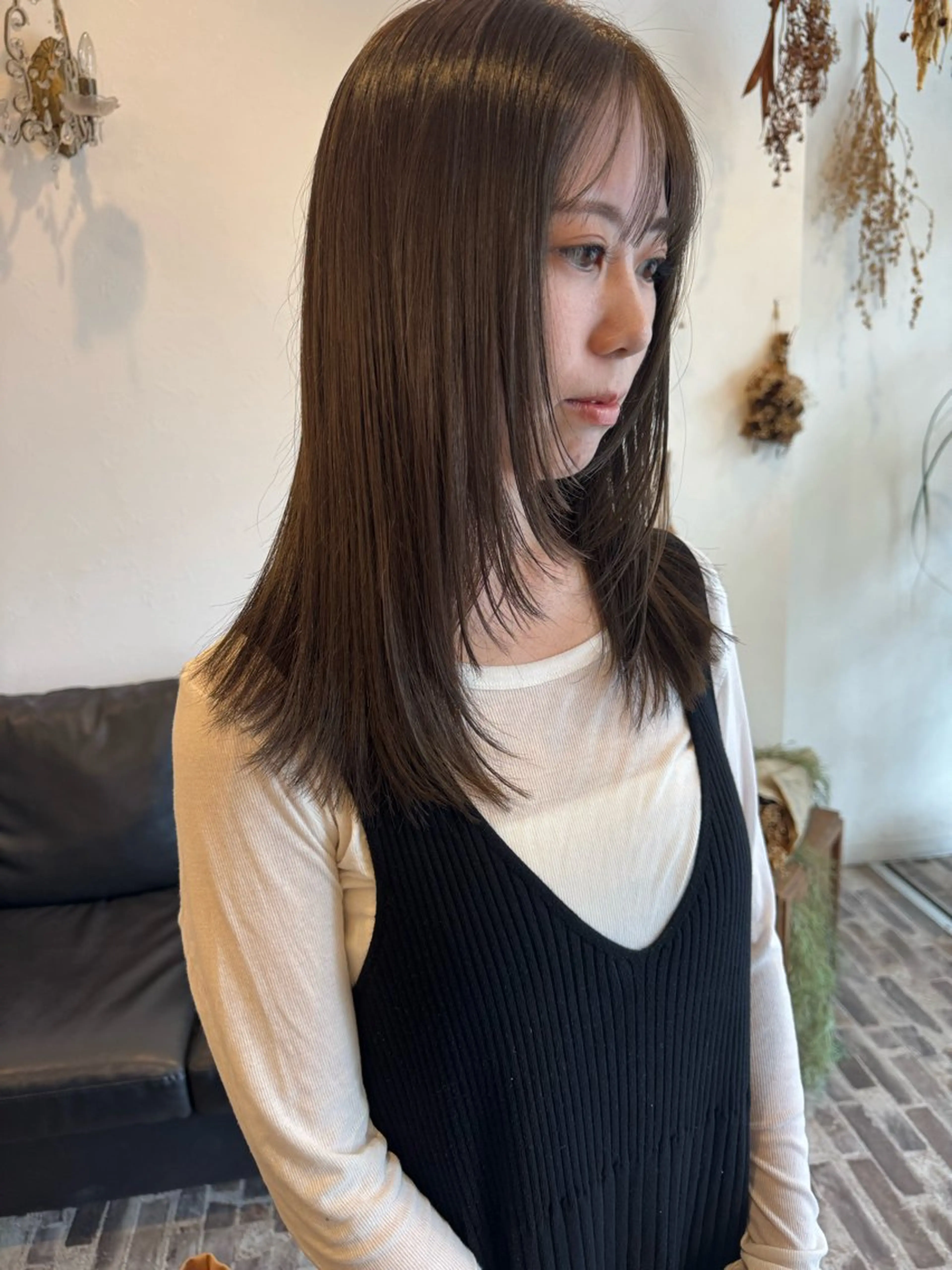 ロング カラー レイヤーカット カット ヘアカラー トリートメント m ā l o.🌷 サカモトマイコのヘアスタイル