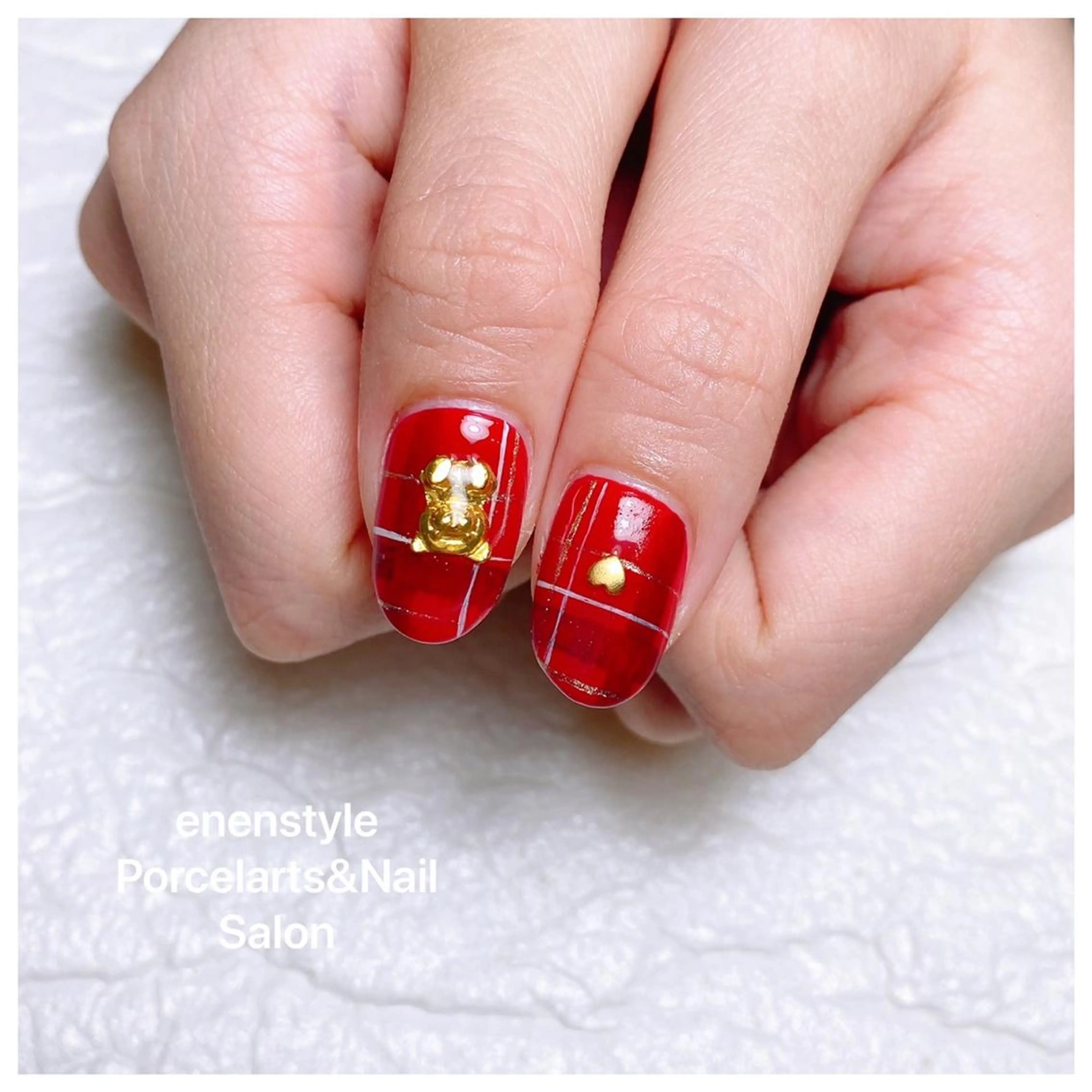 ミディアム ネイル ハンドネイル 👑enen style👑のネイルデザイン