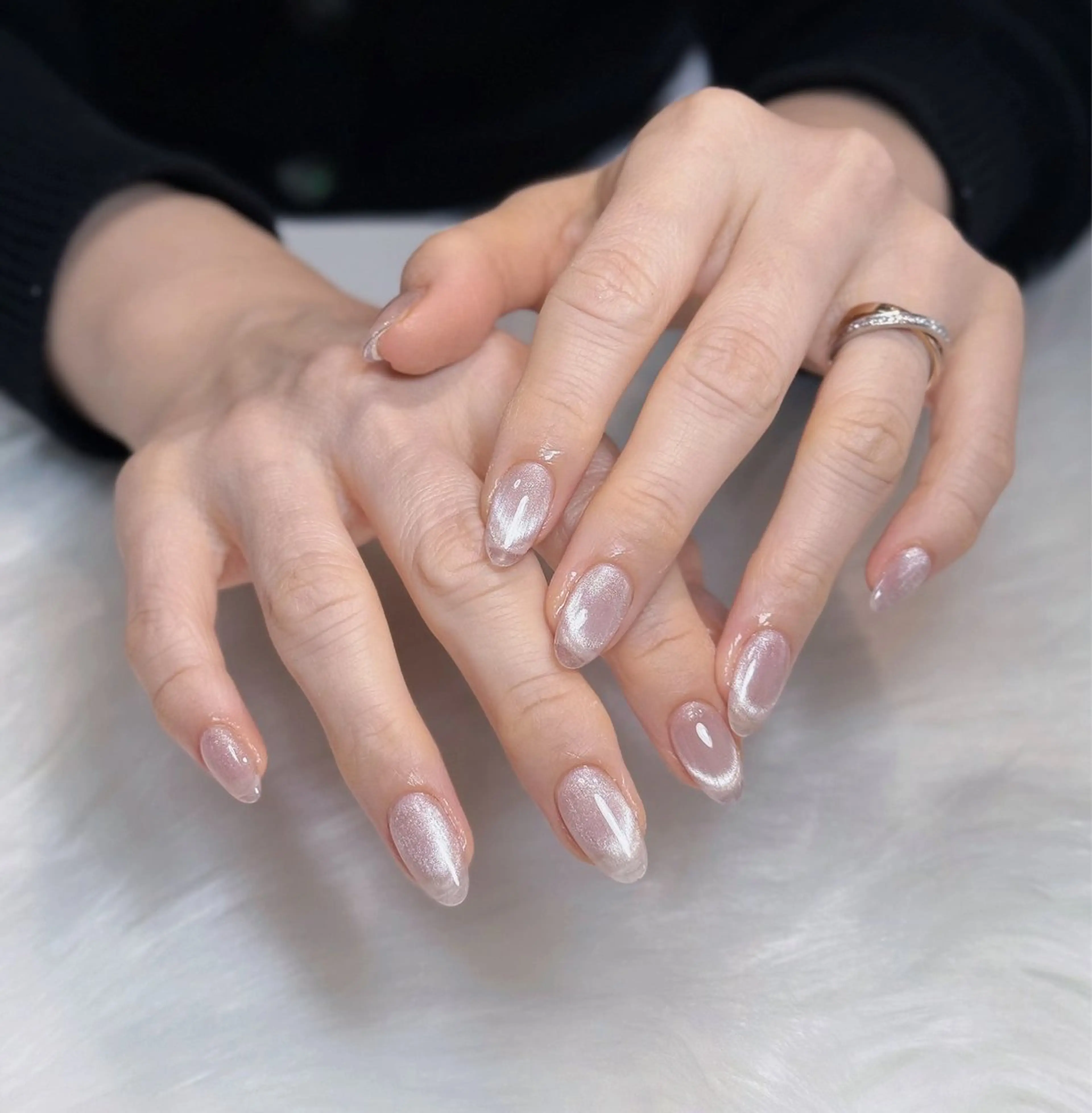 ネイル オーロラネイル チークネイル フットネイル フレンチネイル ジェルネイル Nichi Nailsのネイルデザイン