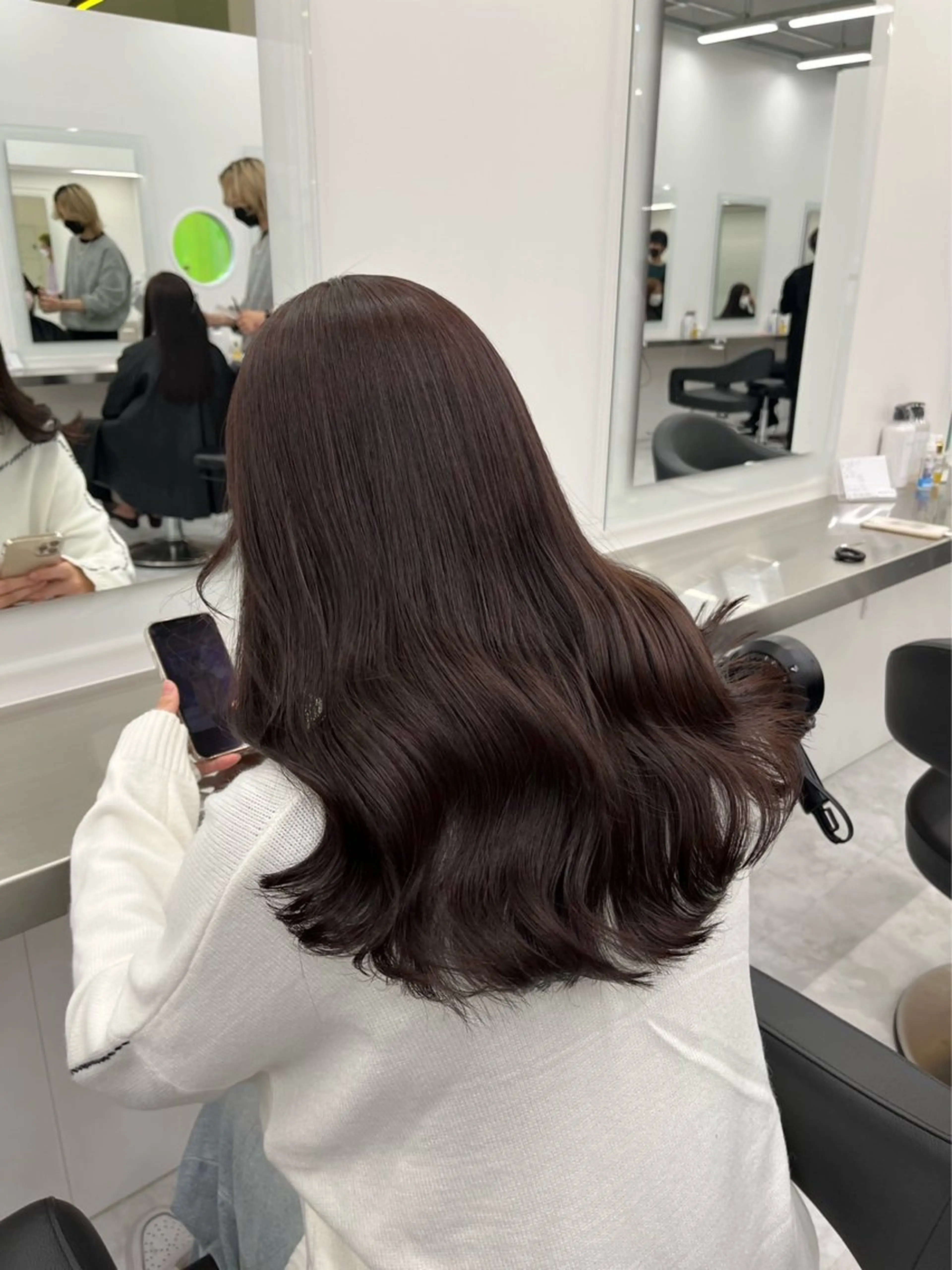 ロング カラー 表参道/透明感カラー /暗髪/ジュキヤのヘアスタイル