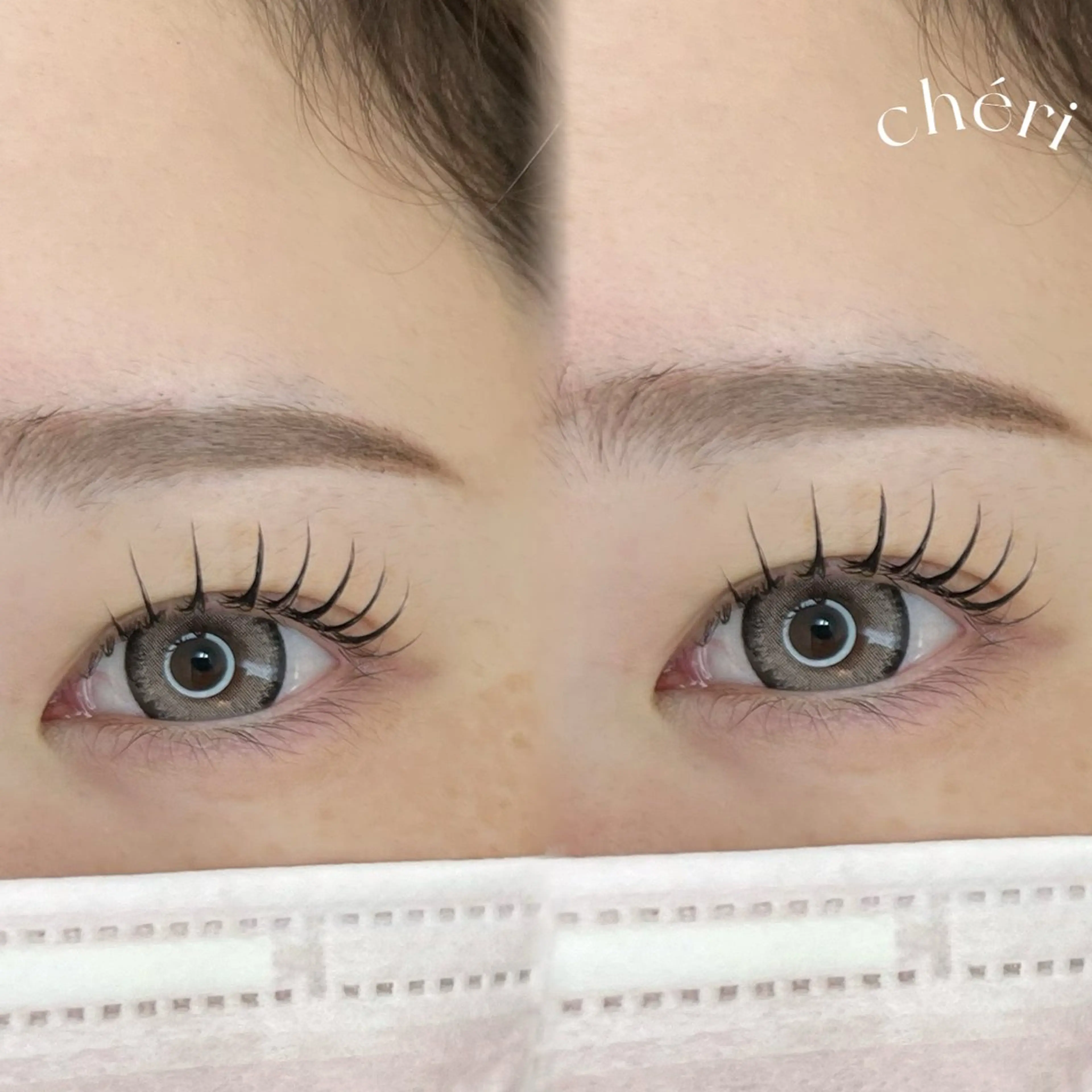 マツエク・マツパ 一重×まつ毛パーマ 望月 菜奈のマツエク・マツパデザイン