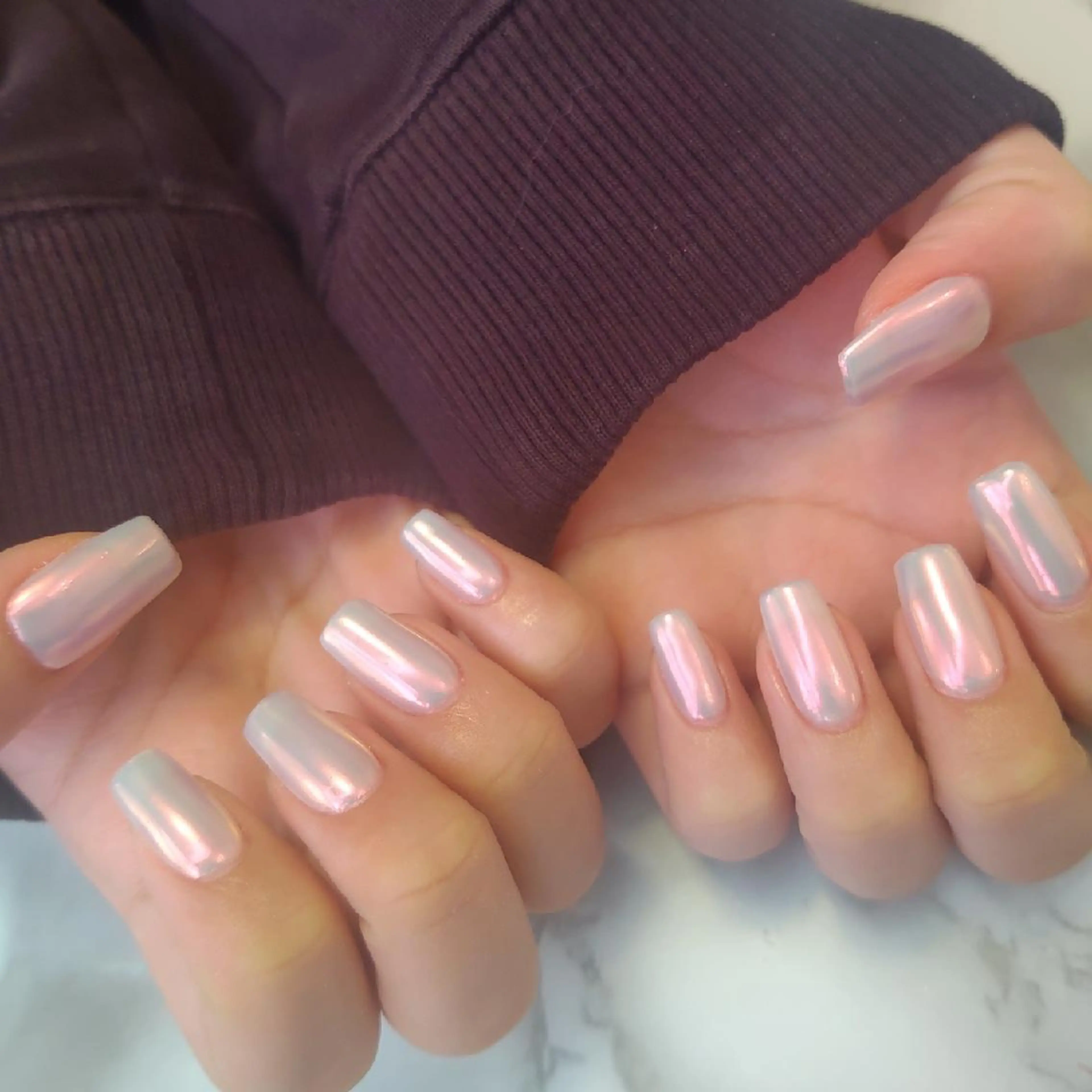 ネイル オーロラネイル ジェヌインネイル 河内のネイルデザイン