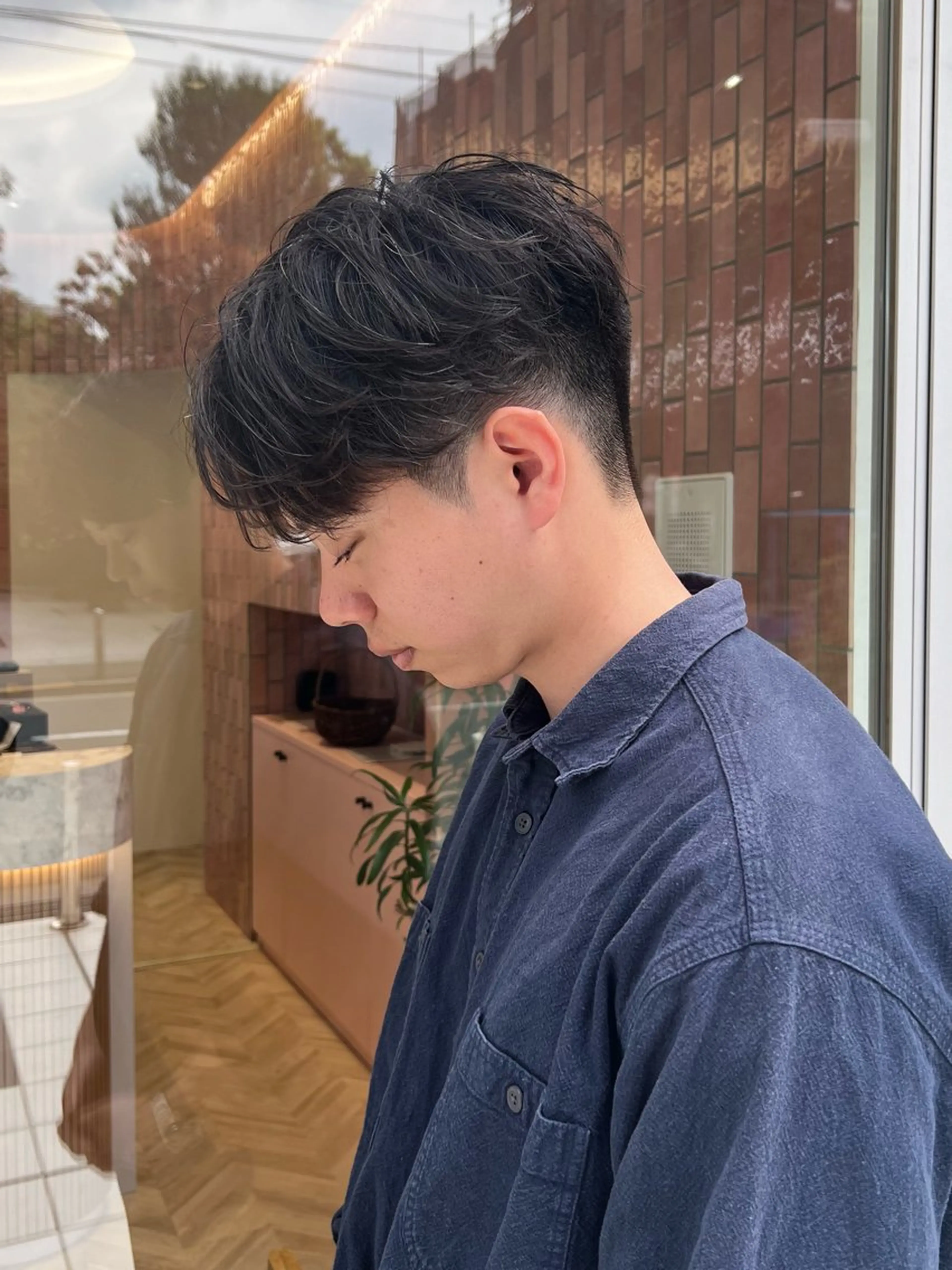 メンズ 毛流れフェザー スタイル🔹竹内凌のヘアスタイル