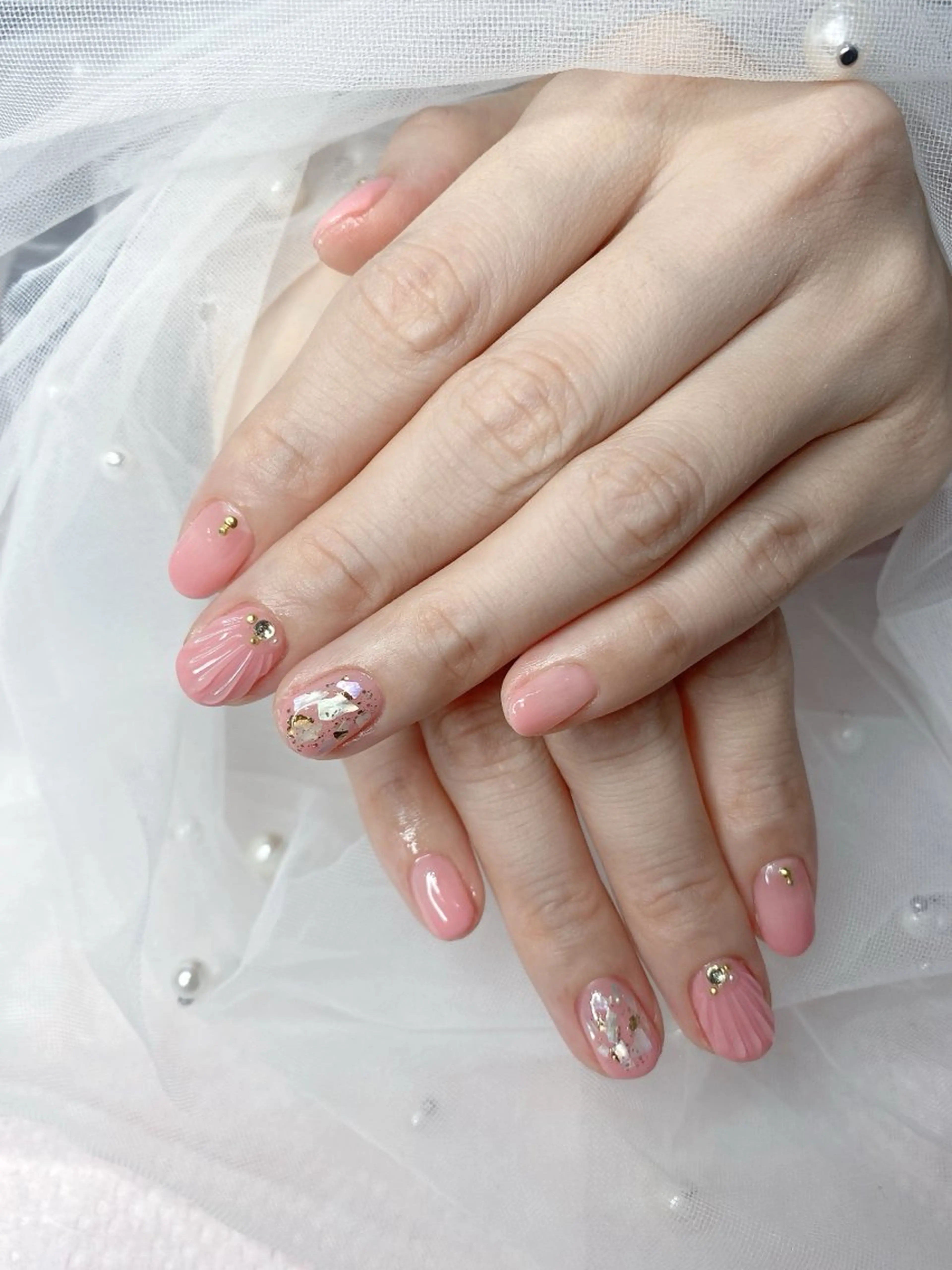 【HAND】★持ち込みデザインシンプルネイルやり放題￥7980→￥6980の写真