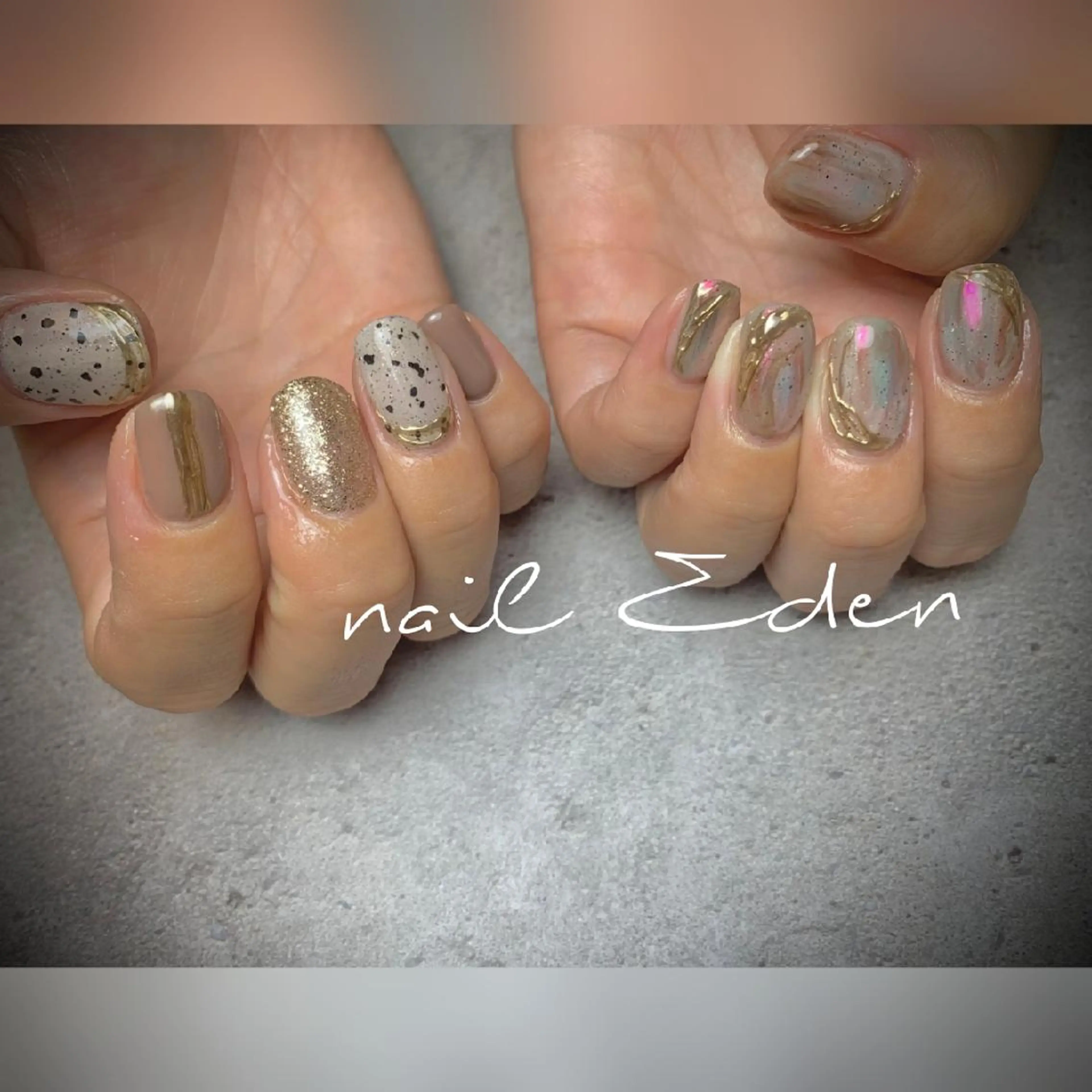 ネイル 持ち込み ハンドネイル ハンドケア Eden　private nail saron所属・Eden ♾️のネイルデザイン